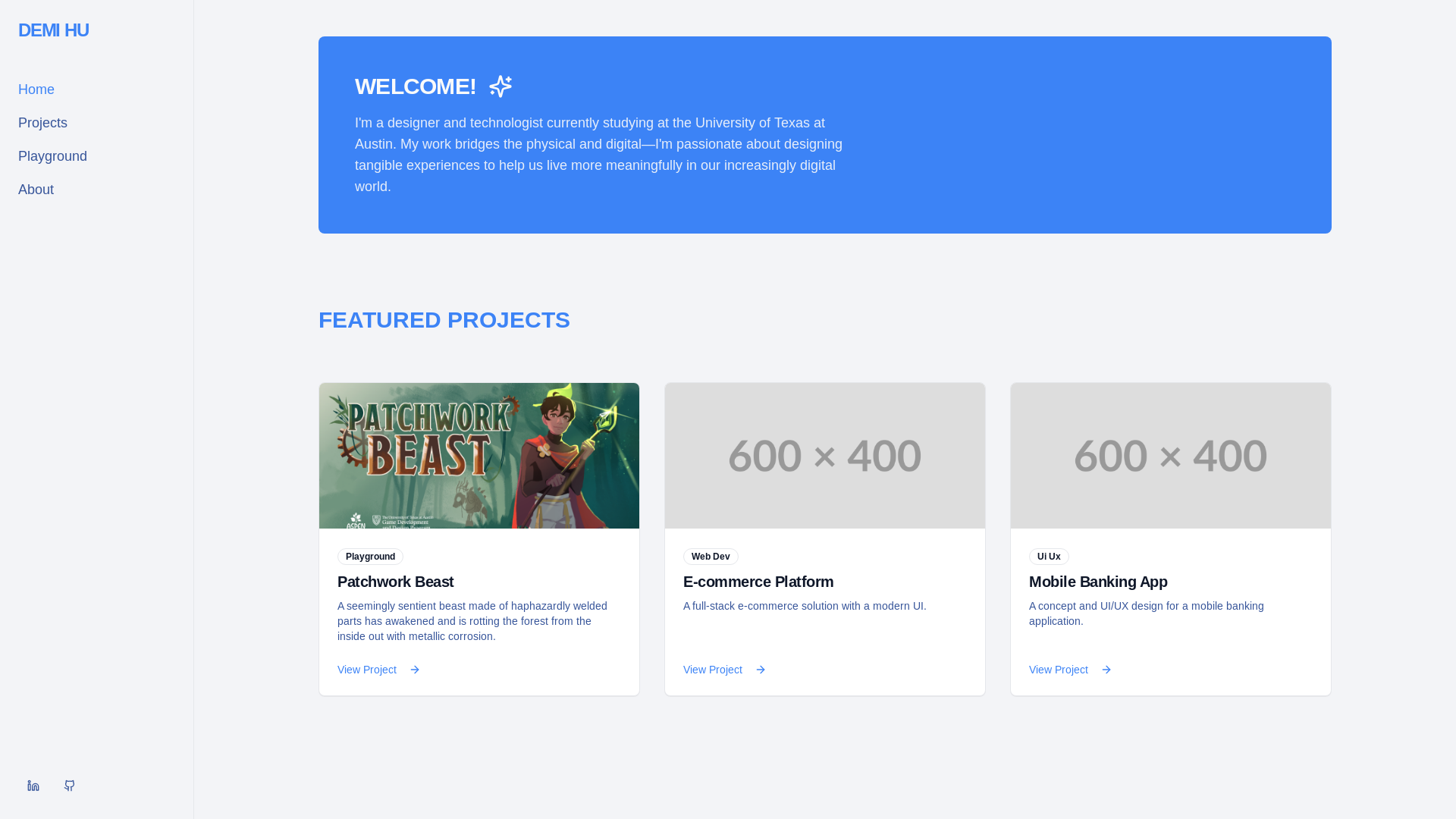 website screenshot of https://demi-website.pages.dev/
