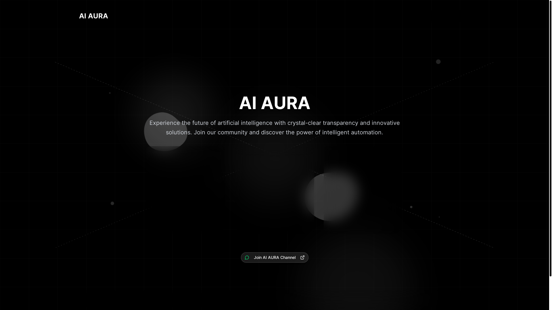 website screenshot of https://aiaura.site/