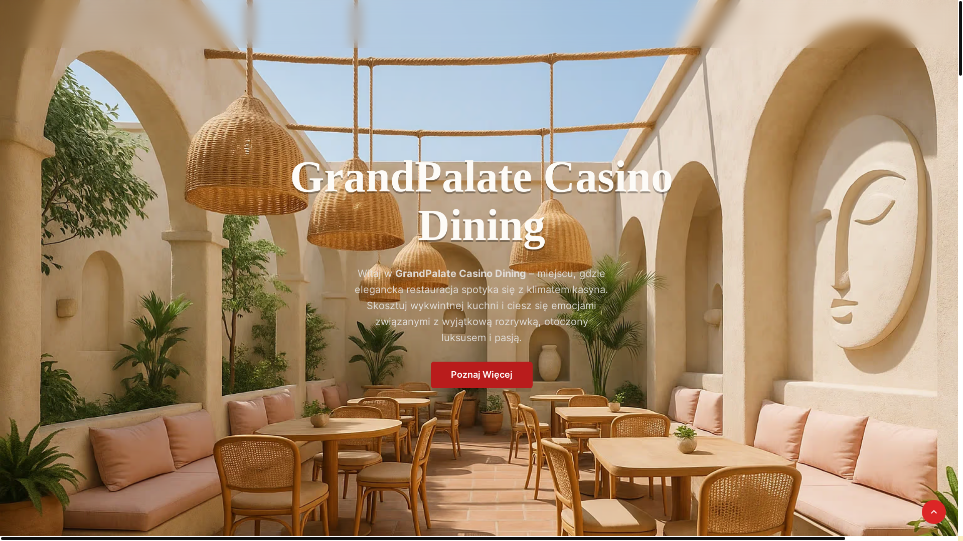 website screenshot of https://grandpalatecasinodining.com/