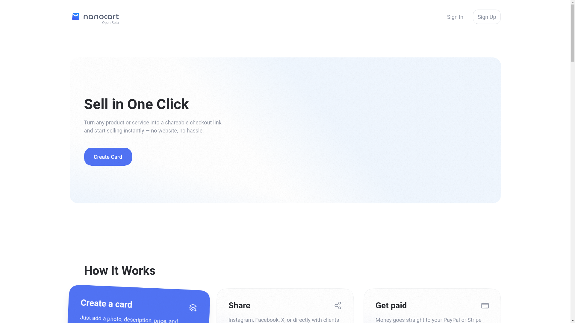 website screenshot of https://nc-landing-b3r.pages.dev/