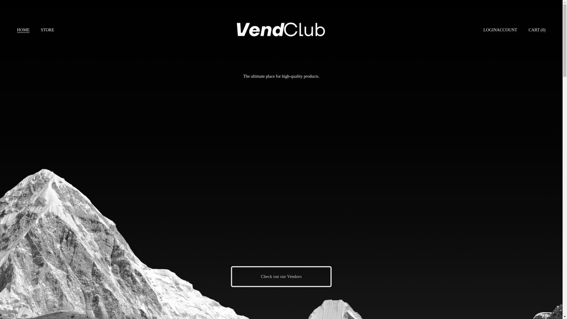 website screenshot of https://vendclub.co/