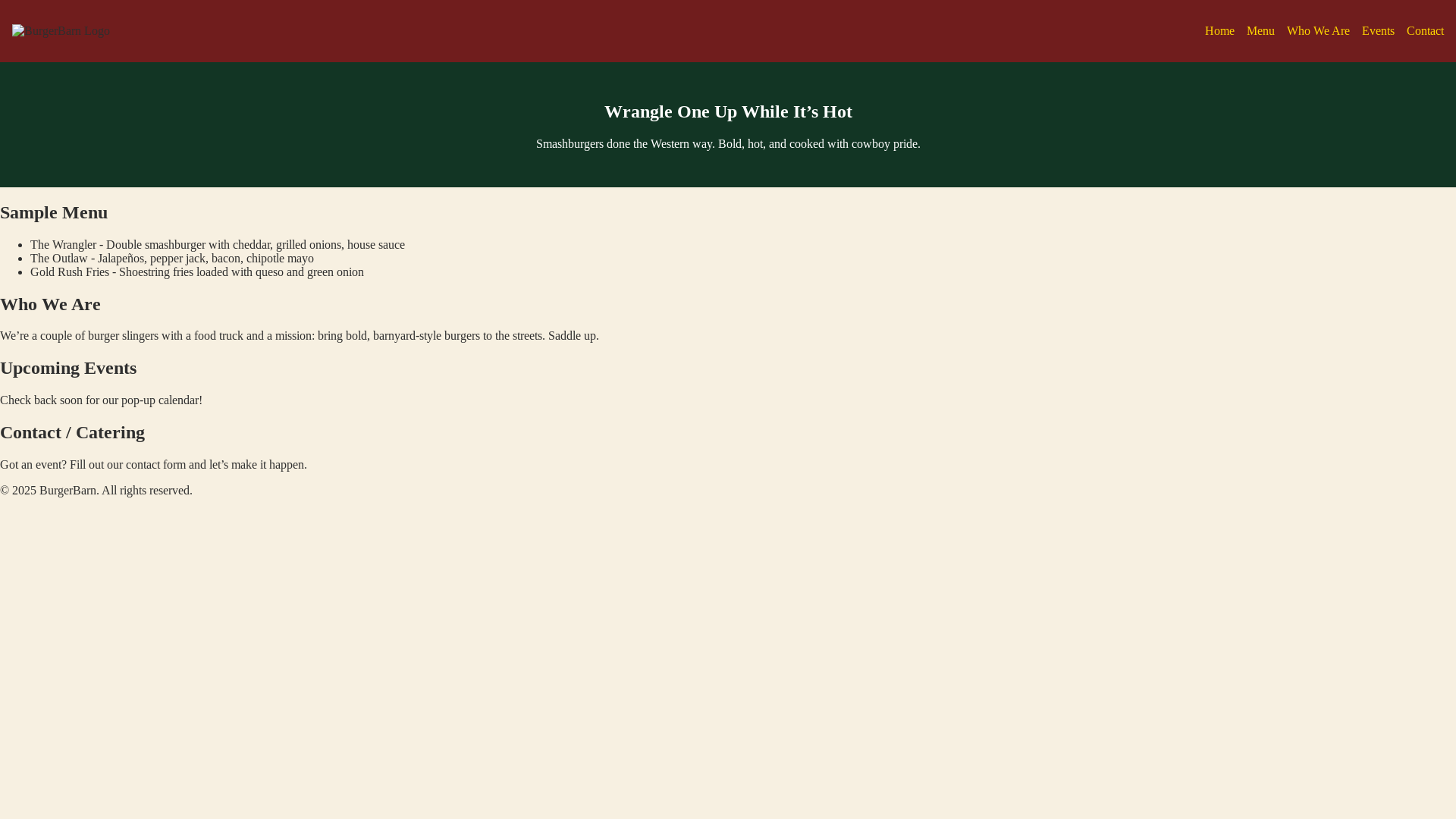 website screenshot of https://burgerbarnburgers.com/