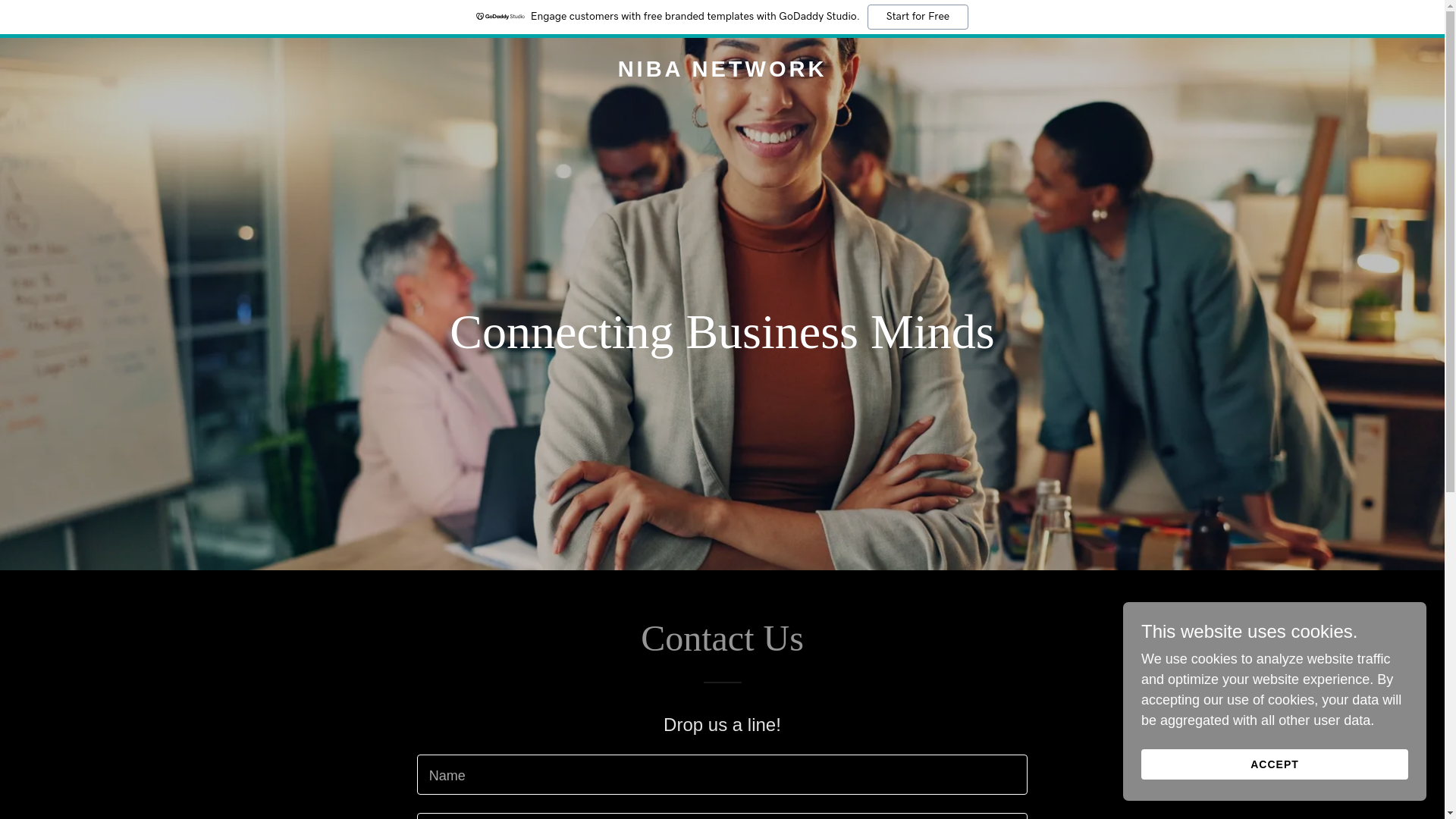 website screenshot of https://nibanetwork.com/