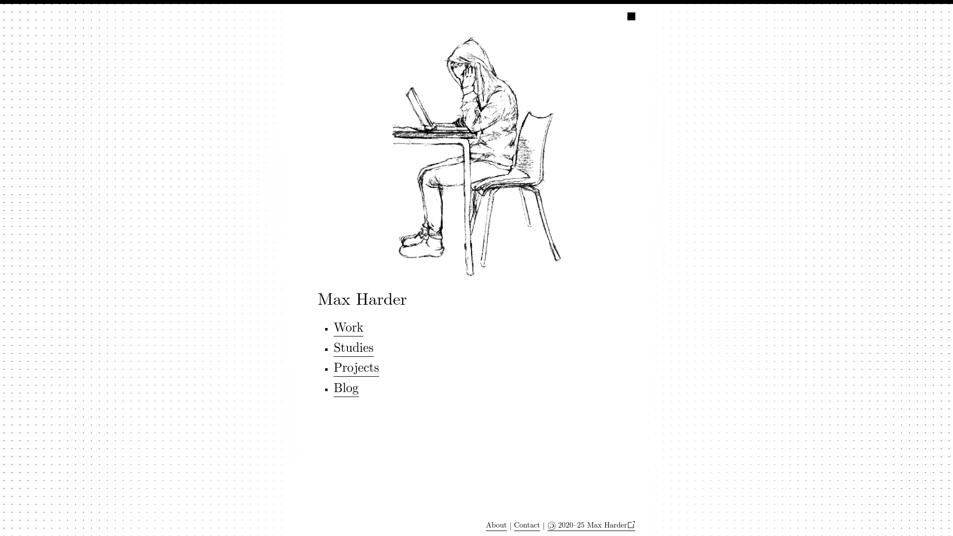website screenshot of https://max-har.de/