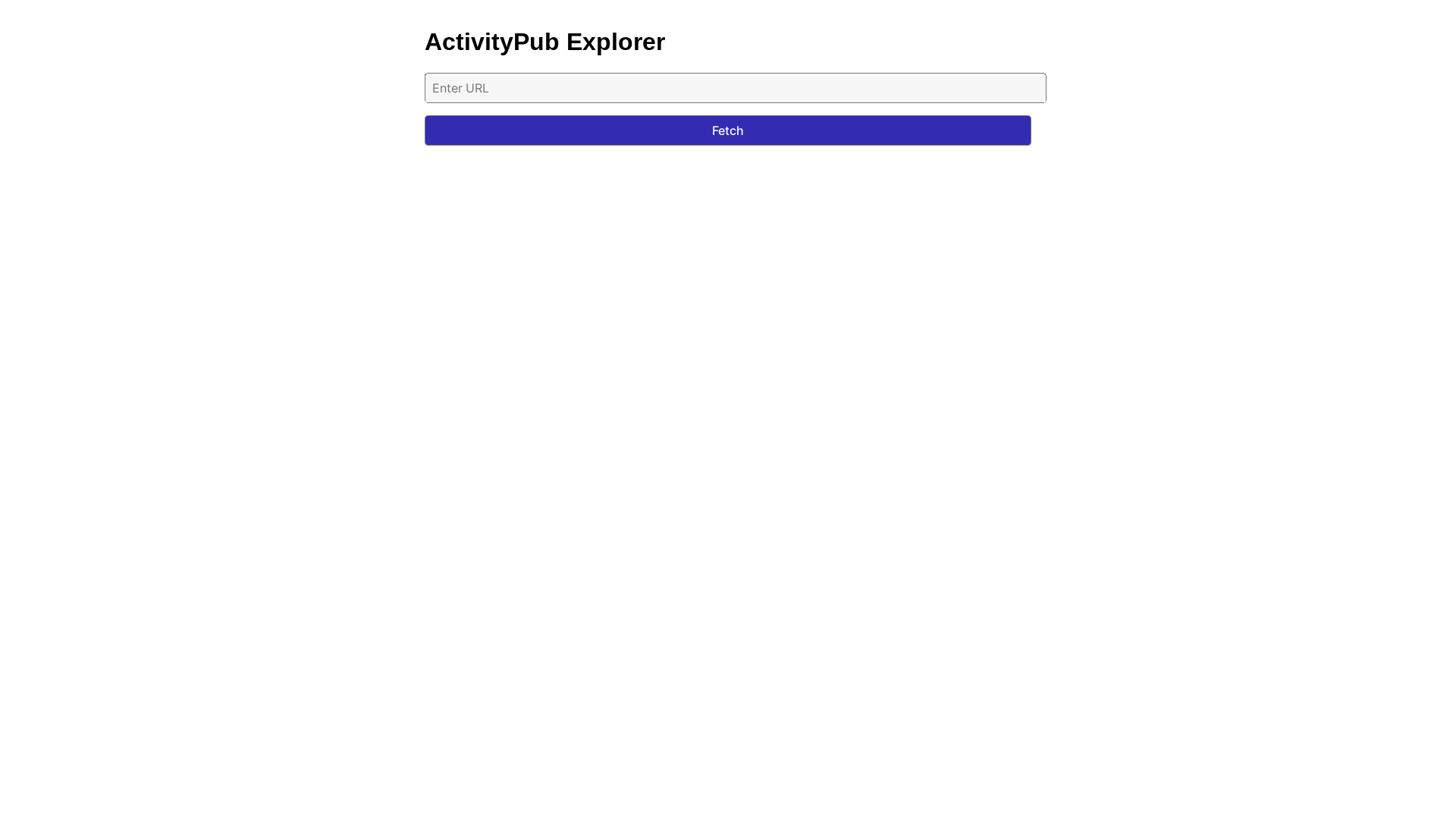 website screenshot of https://activitypub-explorer.pages.dev/
