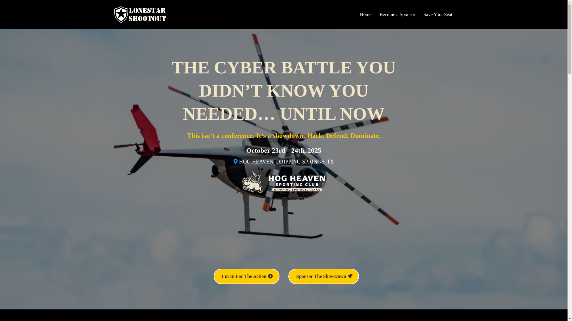 website screenshot of https://cyber-shootout.com/