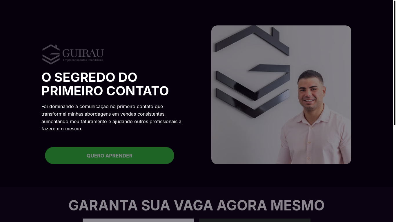 website screenshot of https://osegredodoprimeirocontato.shop/