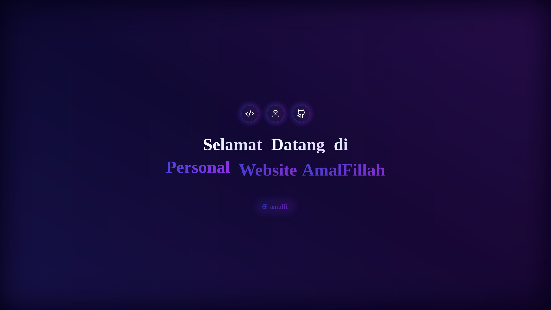 website screenshot of https://amalfillah.my.id/