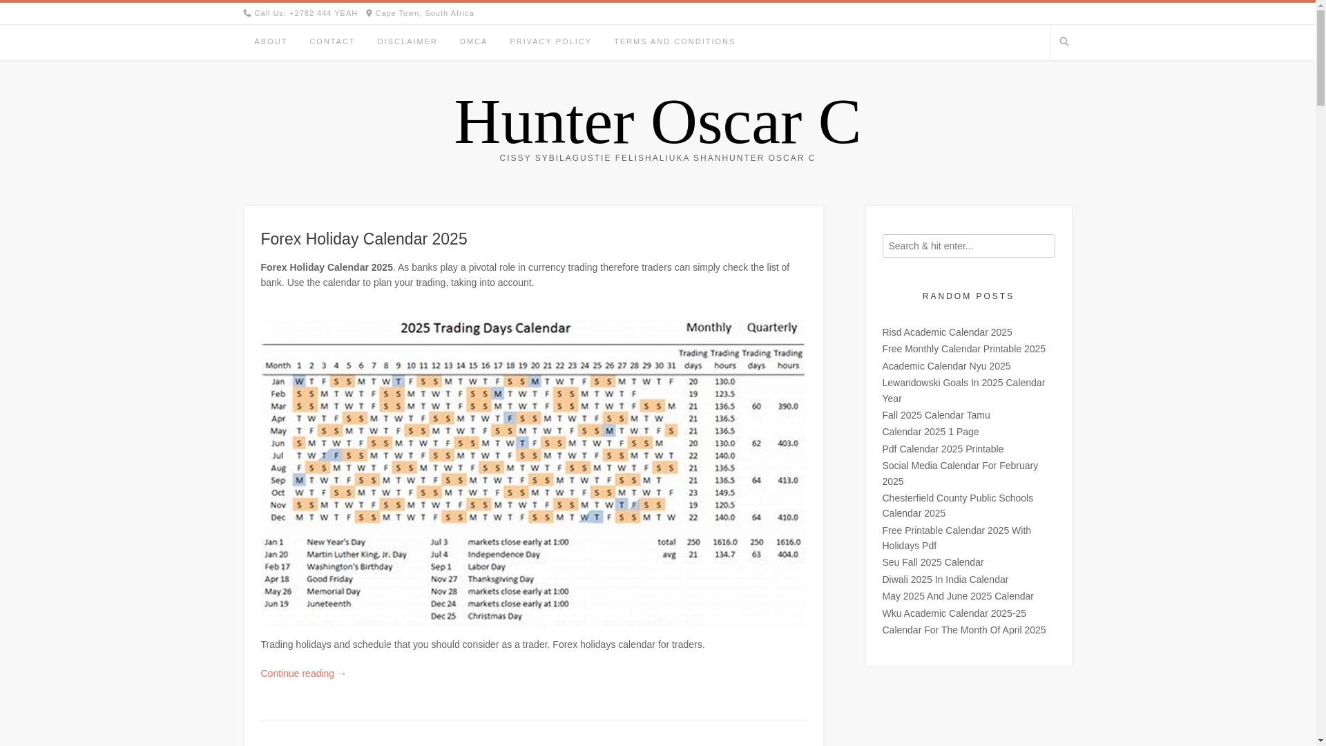 website screenshot of https://hunteroscarc.pages.dev/