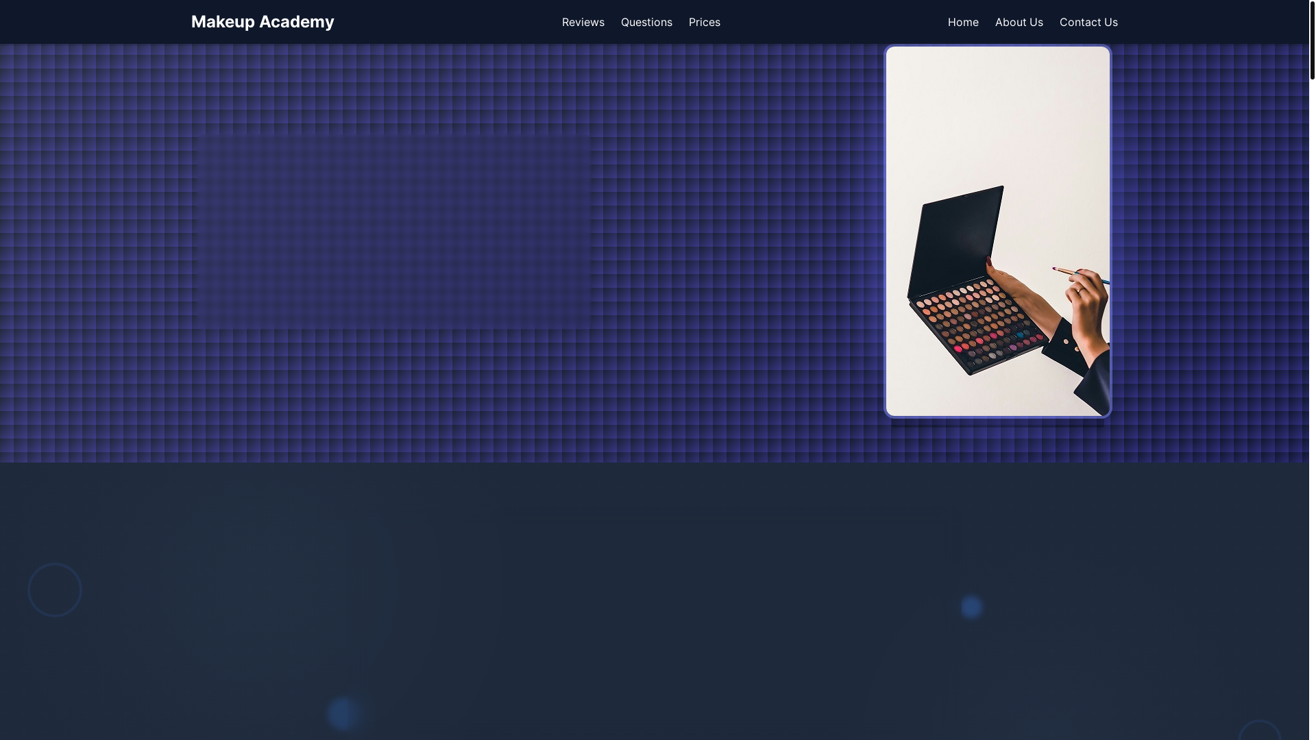 website screenshot of https://makeup-academy.org/