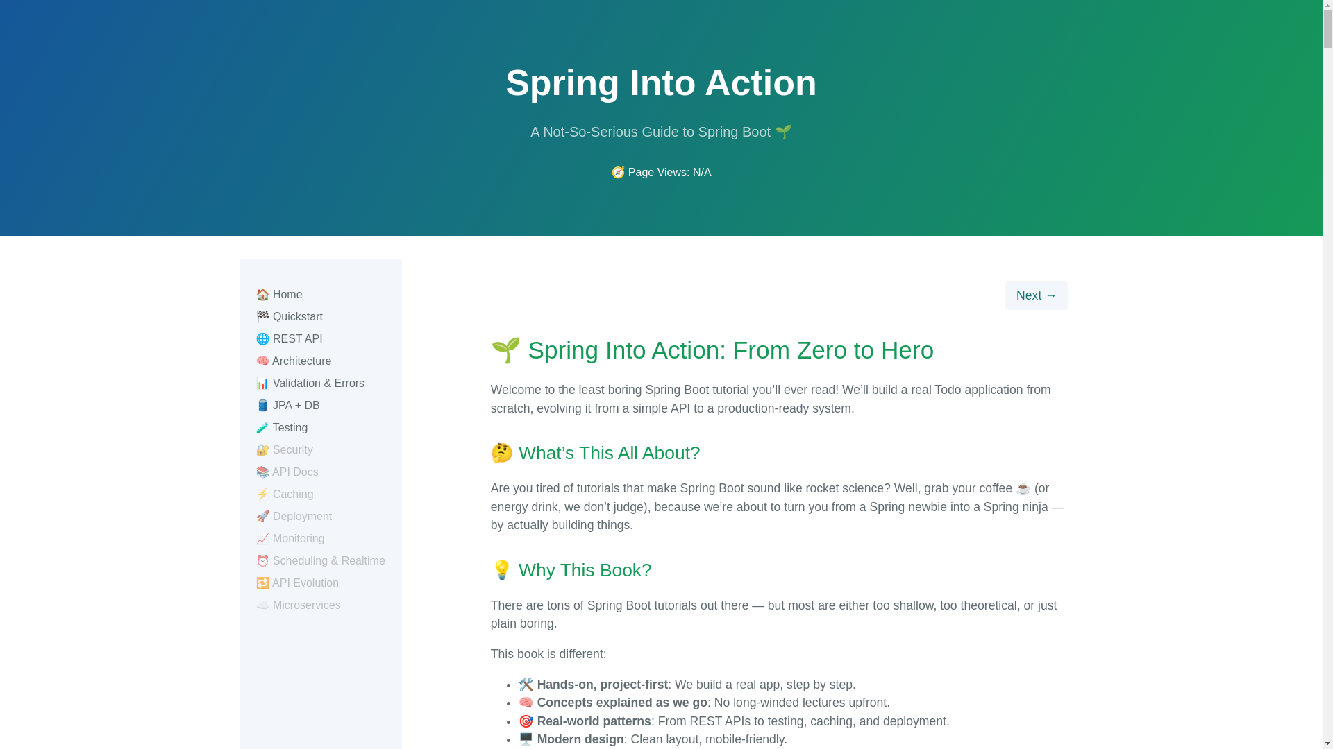 website screenshot of https://spring-zero-to-hero.pages.dev/