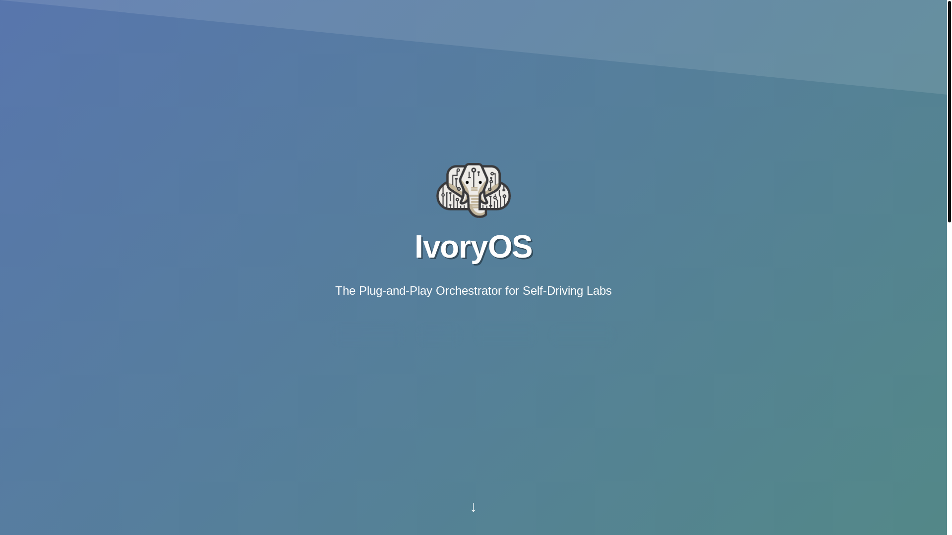 website screenshot of https://ivoryos-landing-page.pages.dev/