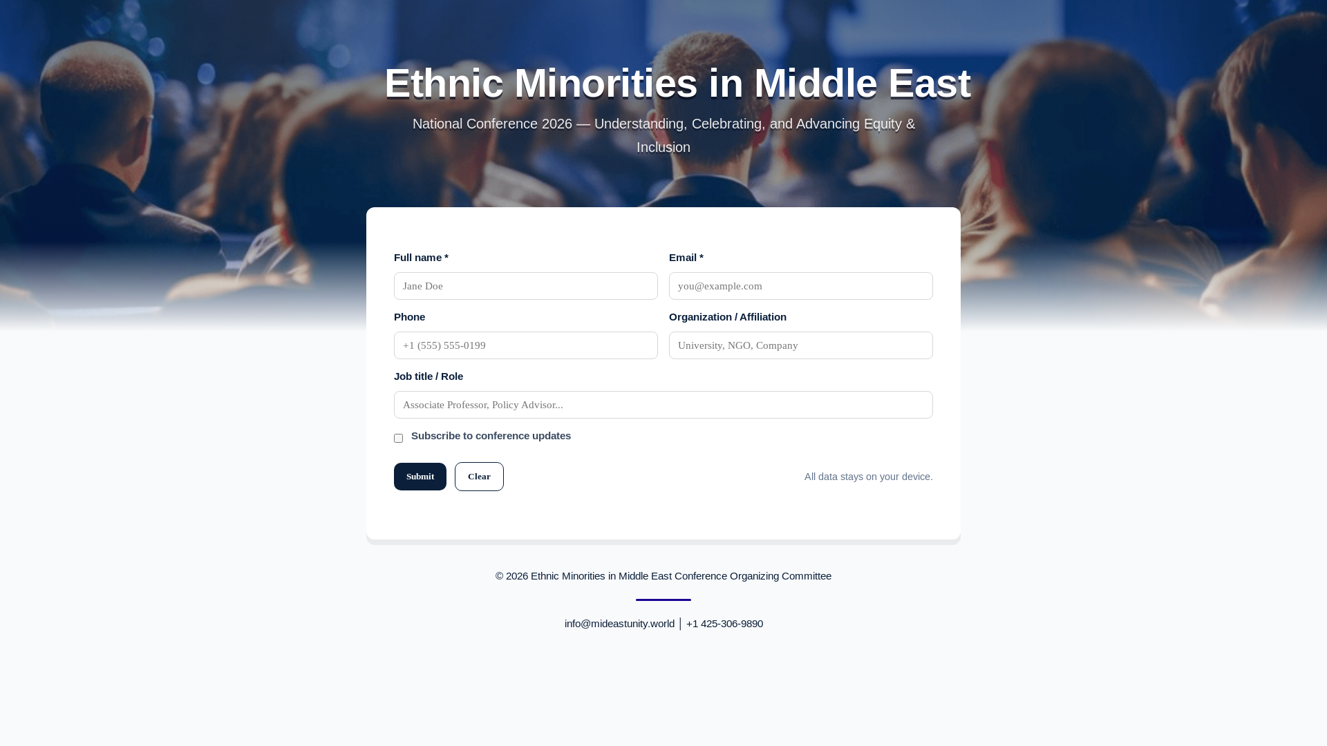 website screenshot of https://mideastunity.world/