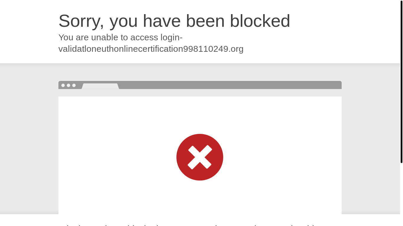 website screenshot of https://login-validatloneuthonlinecertification998110249.org/