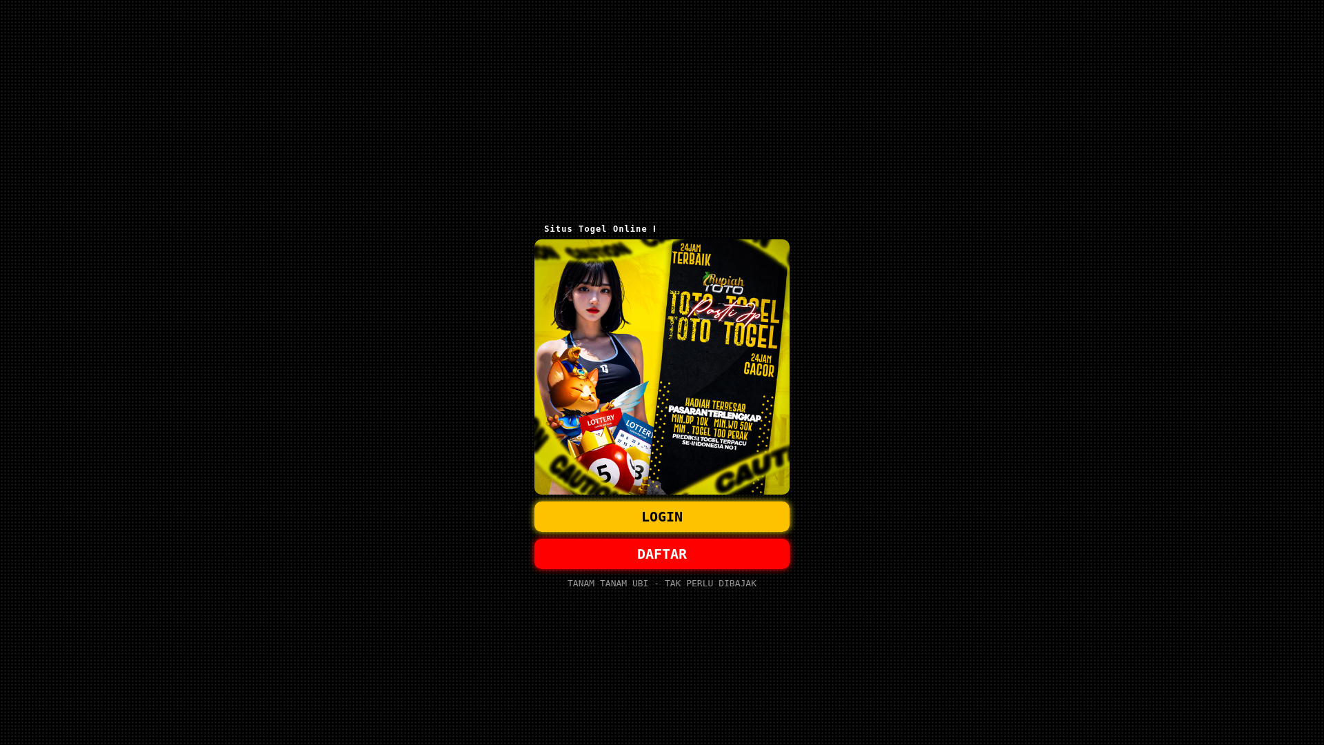 website screenshot of https://tanamtanamubi-takperludibajak.pages.dev/