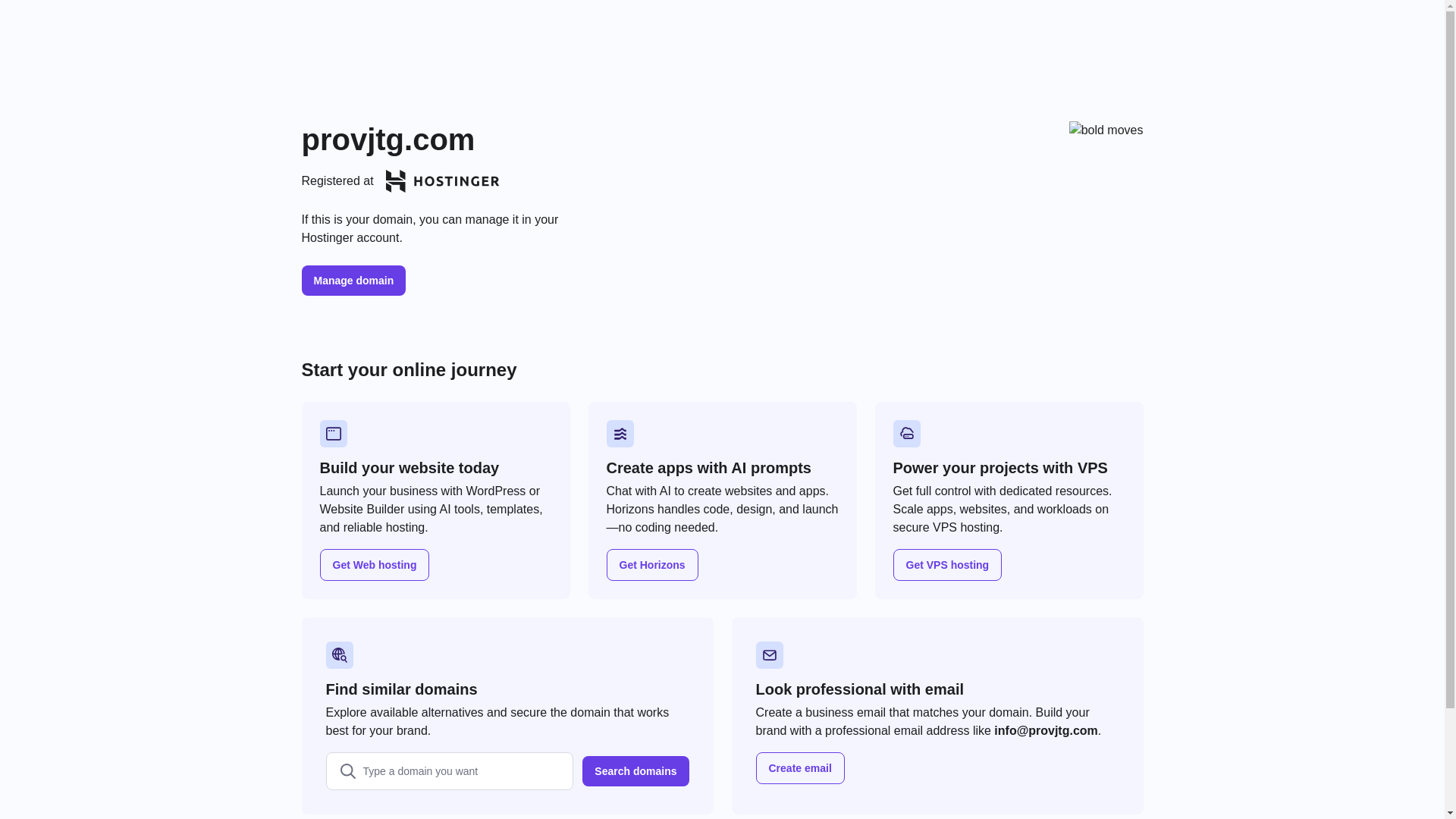 website screenshot of https://provjtg.com/