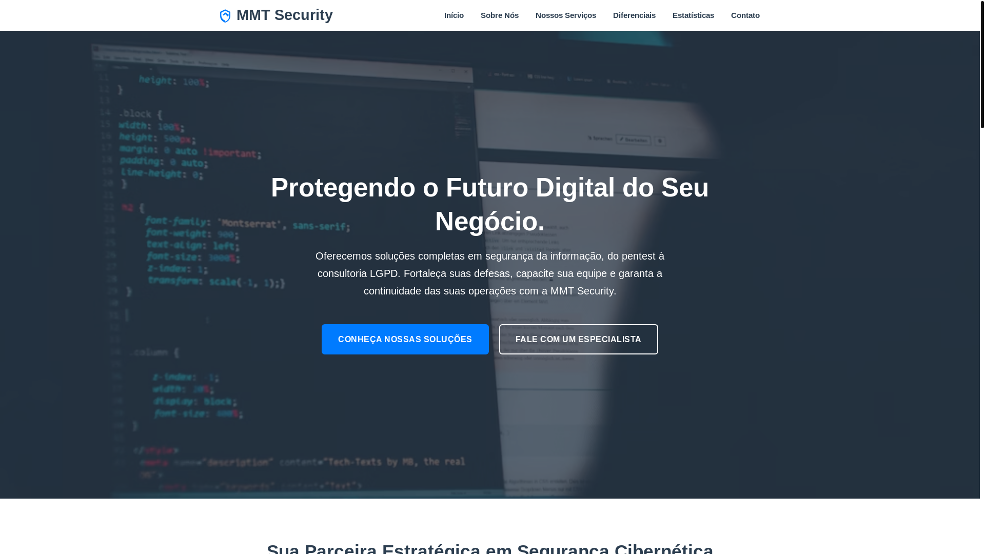 website screenshot of https://projetoempresa.pages.dev/