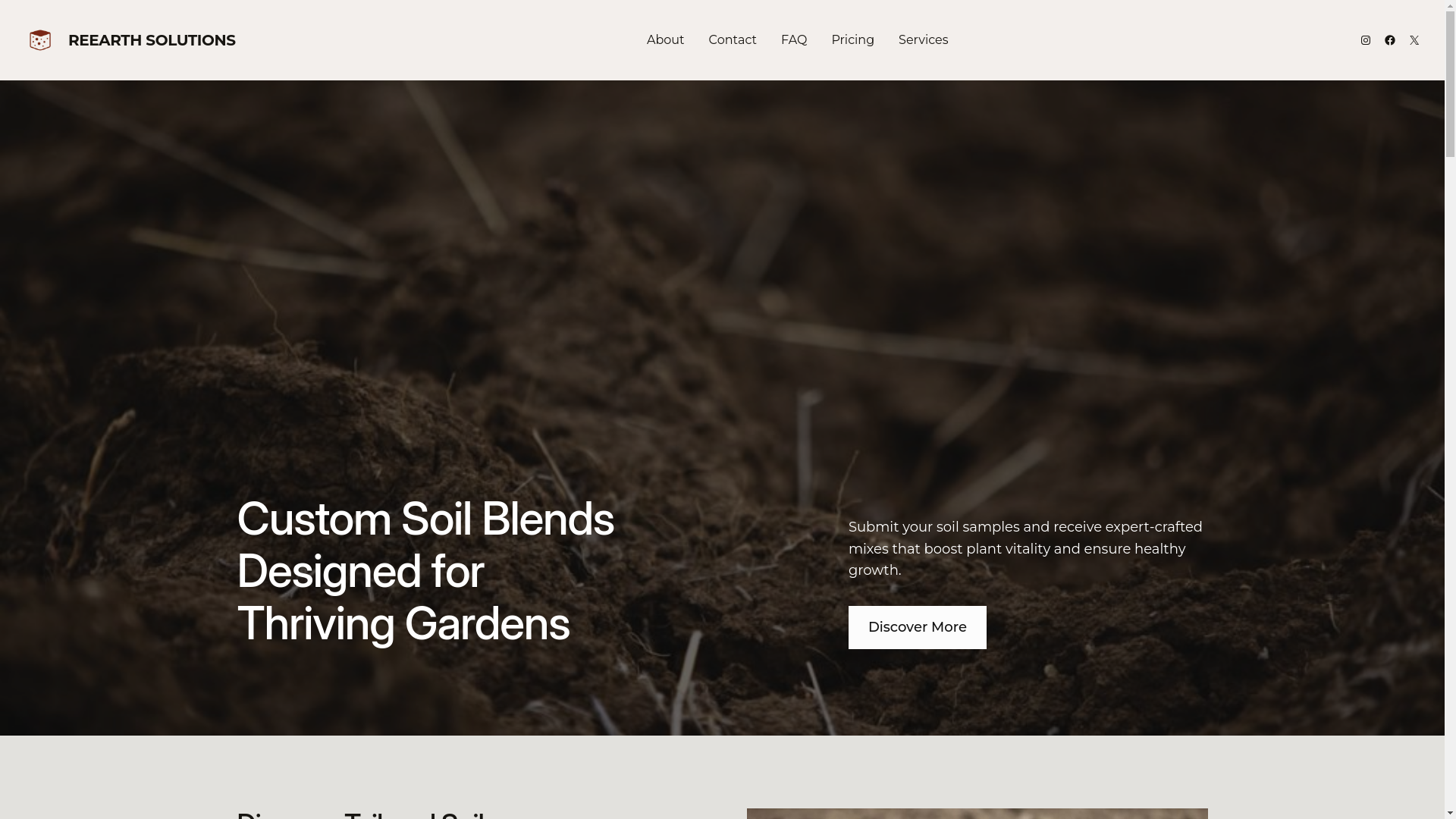 website screenshot of https://re-earthsolutions.com/