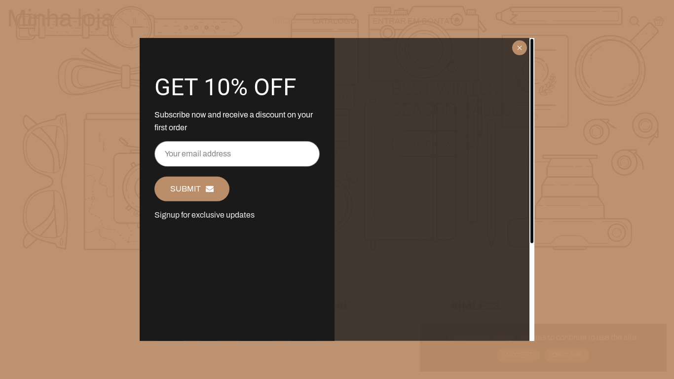website screenshot of https://sigo-optica.com.br/