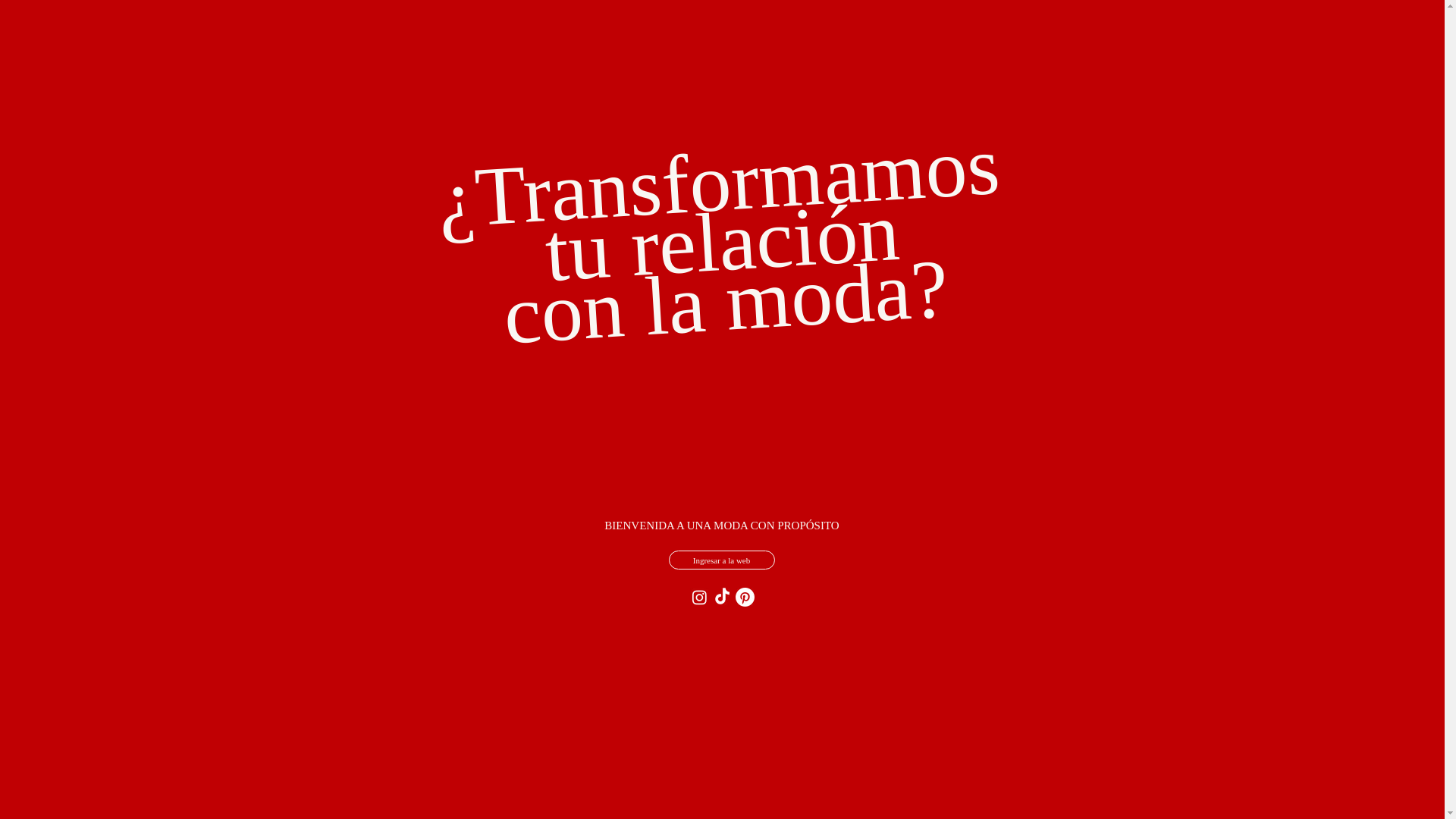 website screenshot of https://unamodaconproposito.com/