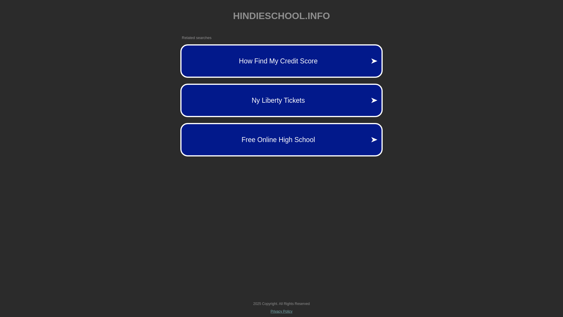website screenshot of https://hindieschool.info/