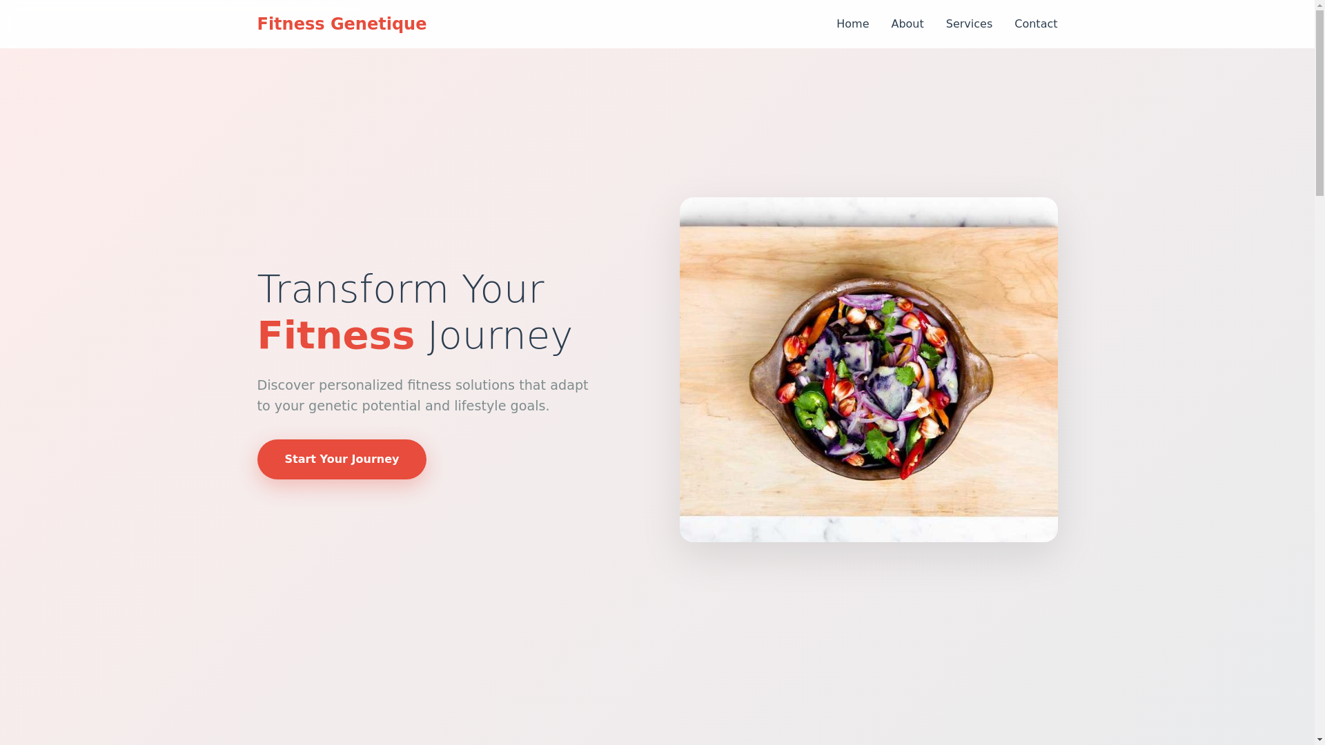 website screenshot of https://fitnessgenetique.cyou/