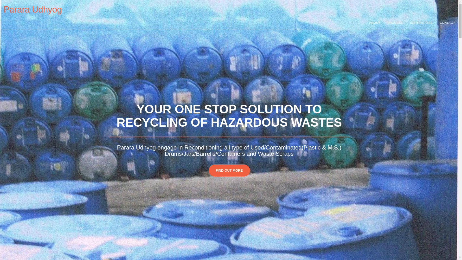 website screenshot of https://barrelanddrums.com/