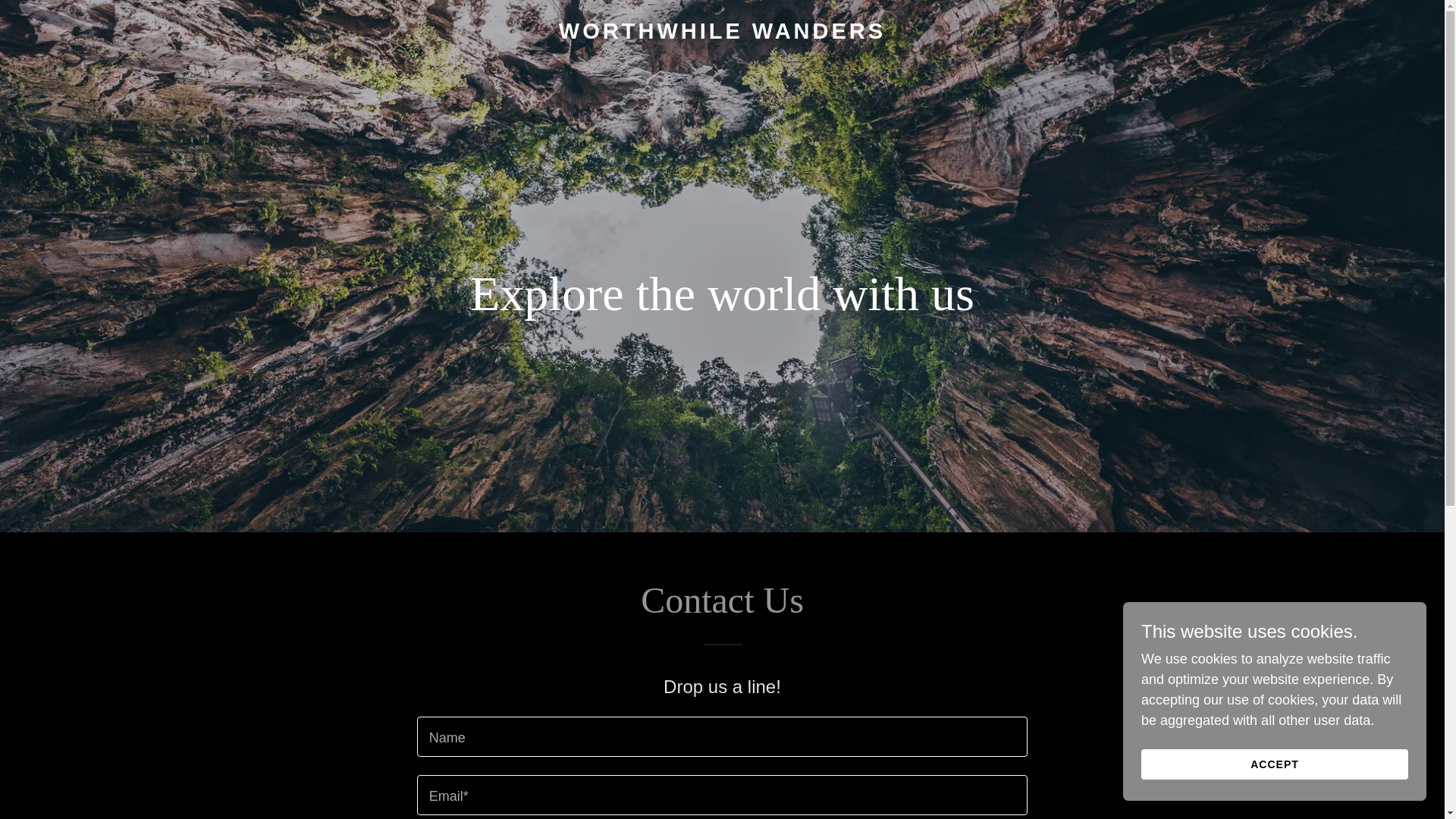 website screenshot of https://worthwhilewanders.com/