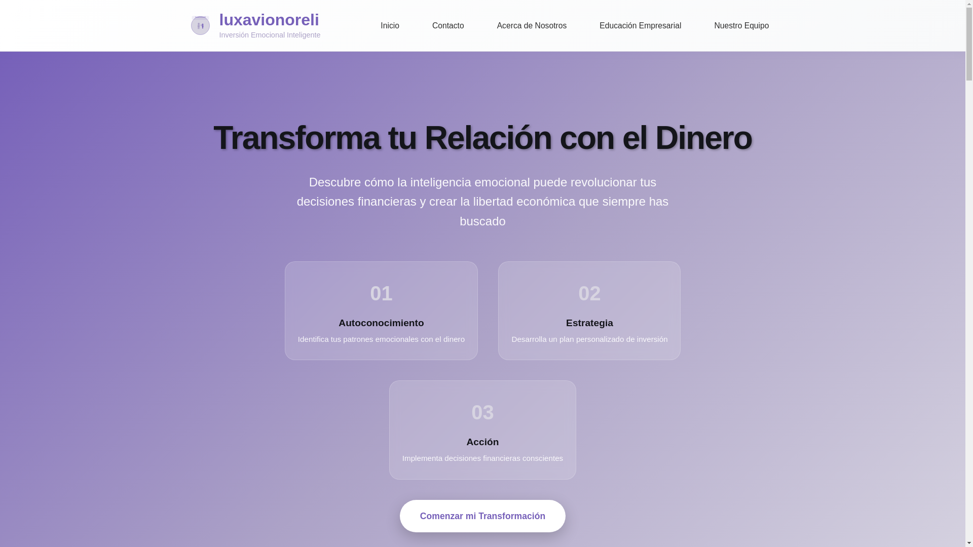 website screenshot of https://luxavionoreli.com/
