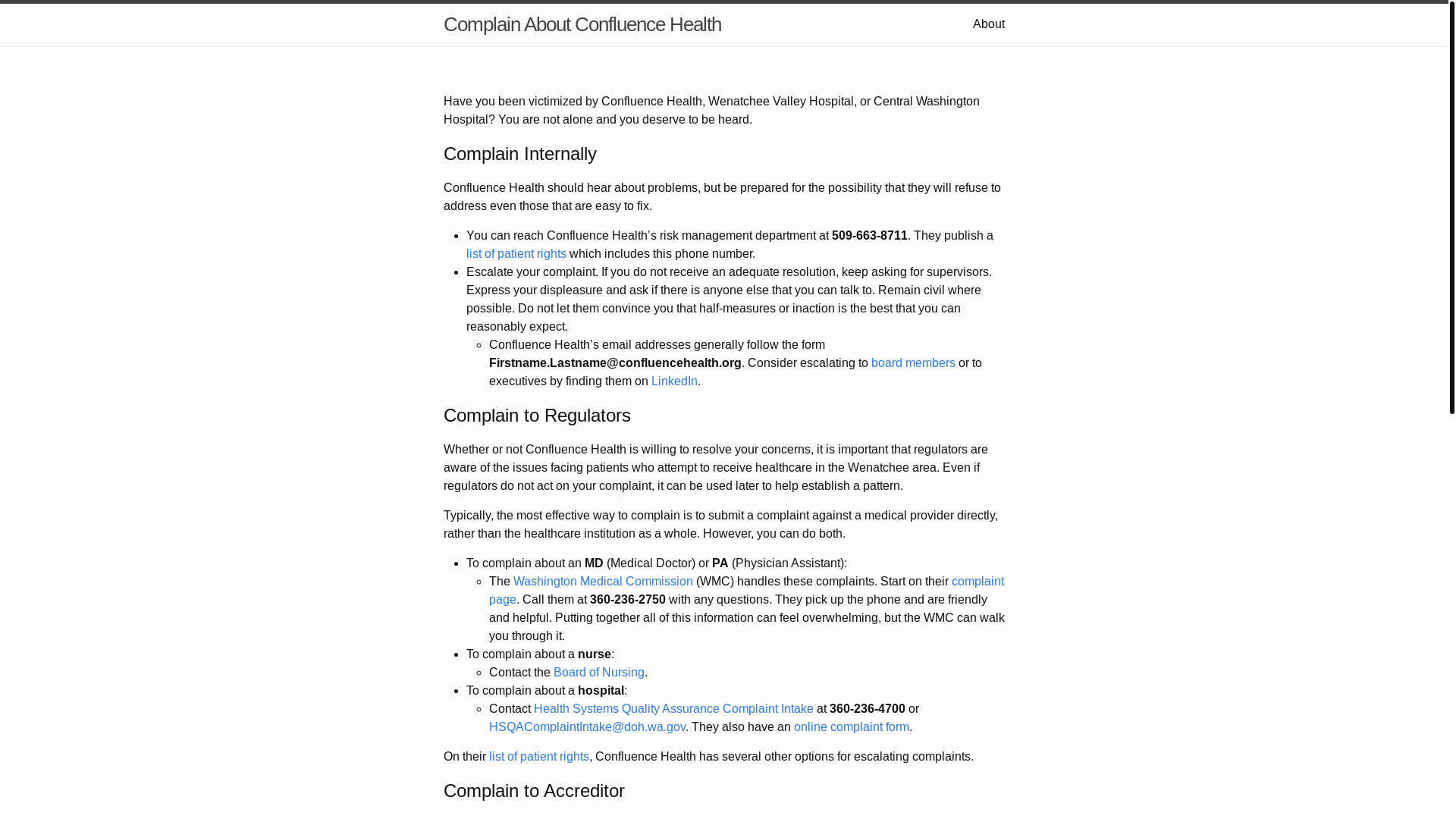 website screenshot of https://complainaboutconfluence.pages.dev/
