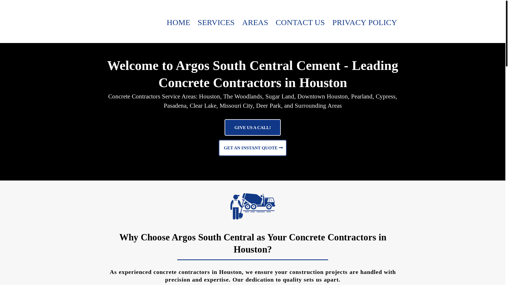 website screenshot of https://argossouthcentralcement.com/