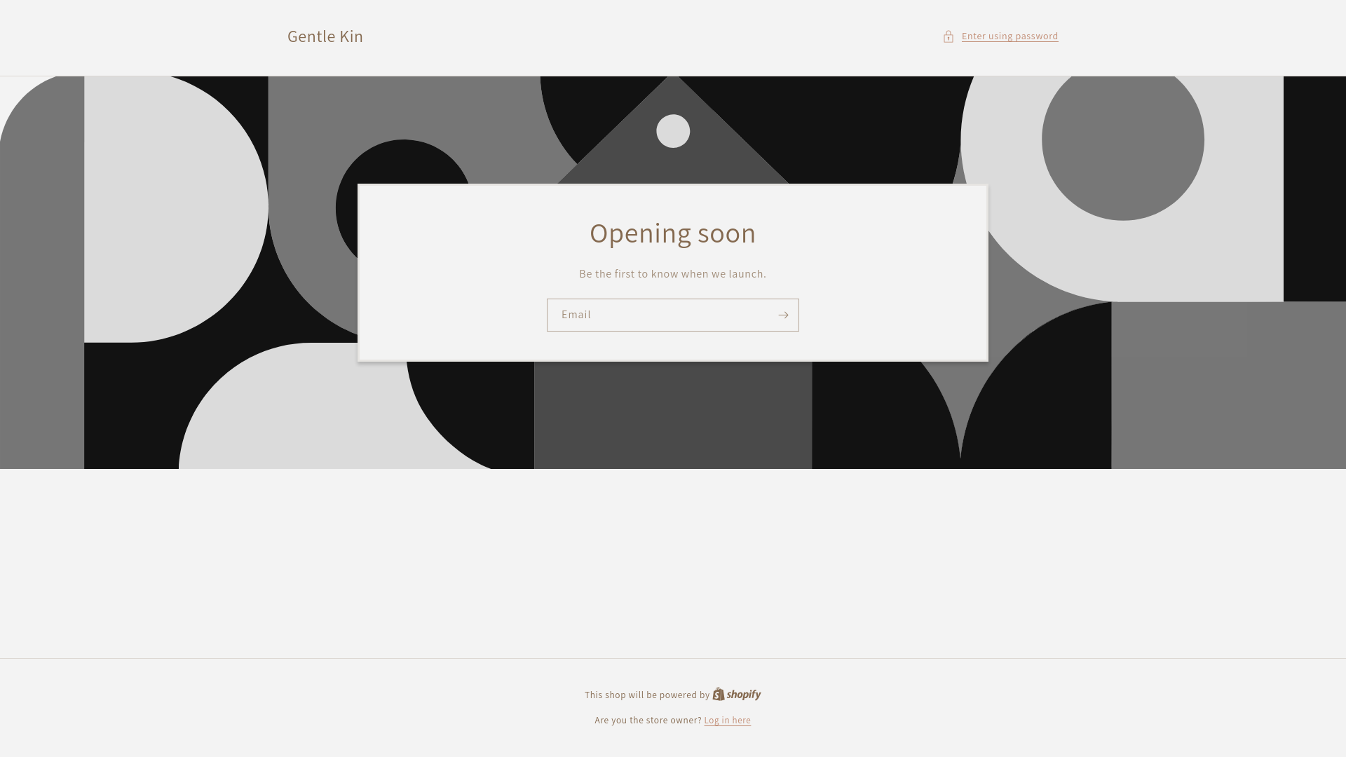 website screenshot of https://gentlekin.co/