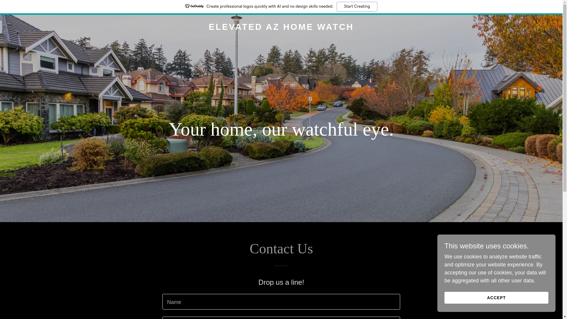 website screenshot of https://elevatedazhomewatch.com/