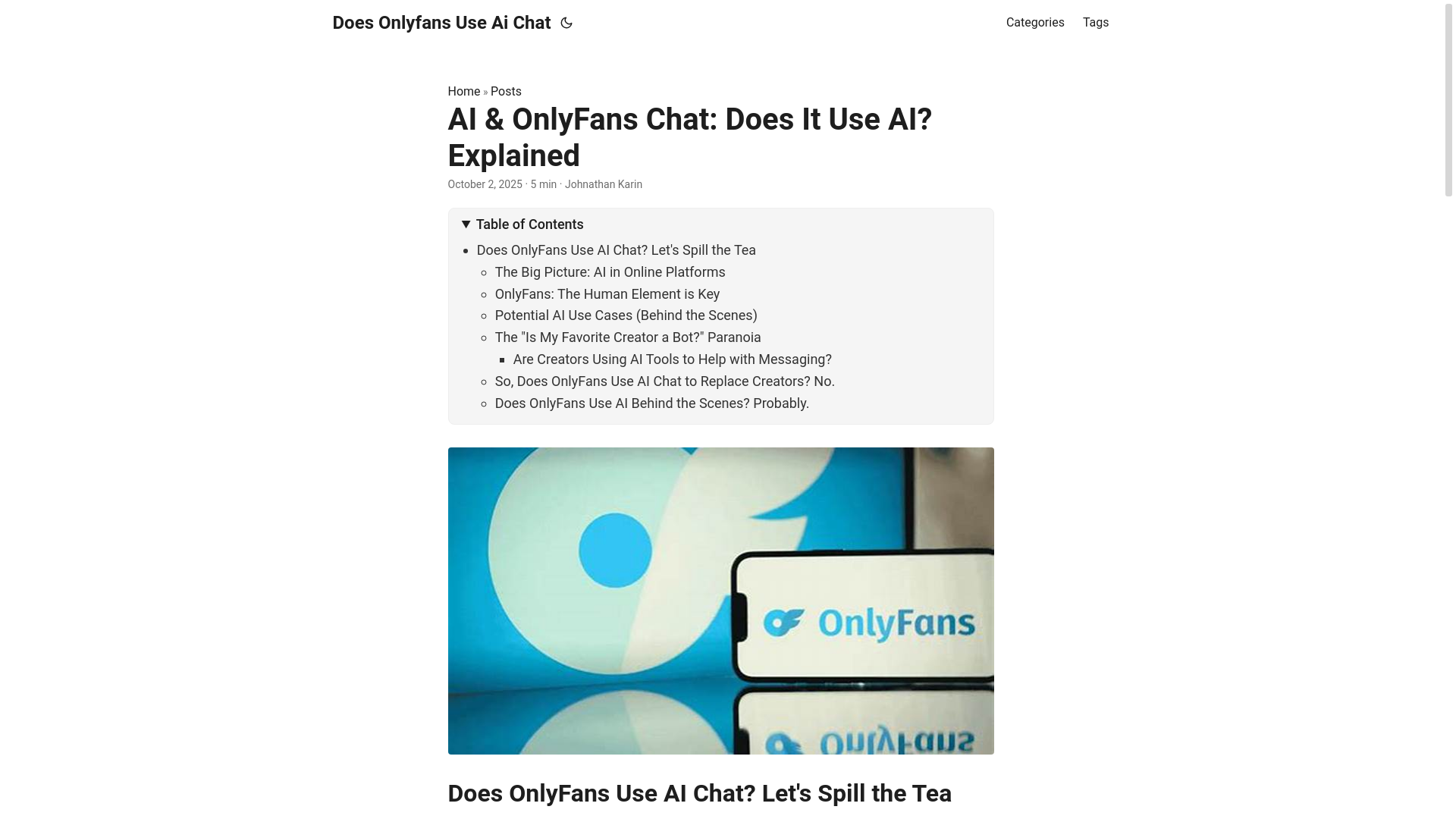 website screenshot of https://does-onlyfans-use-ai-chat.pages.dev/