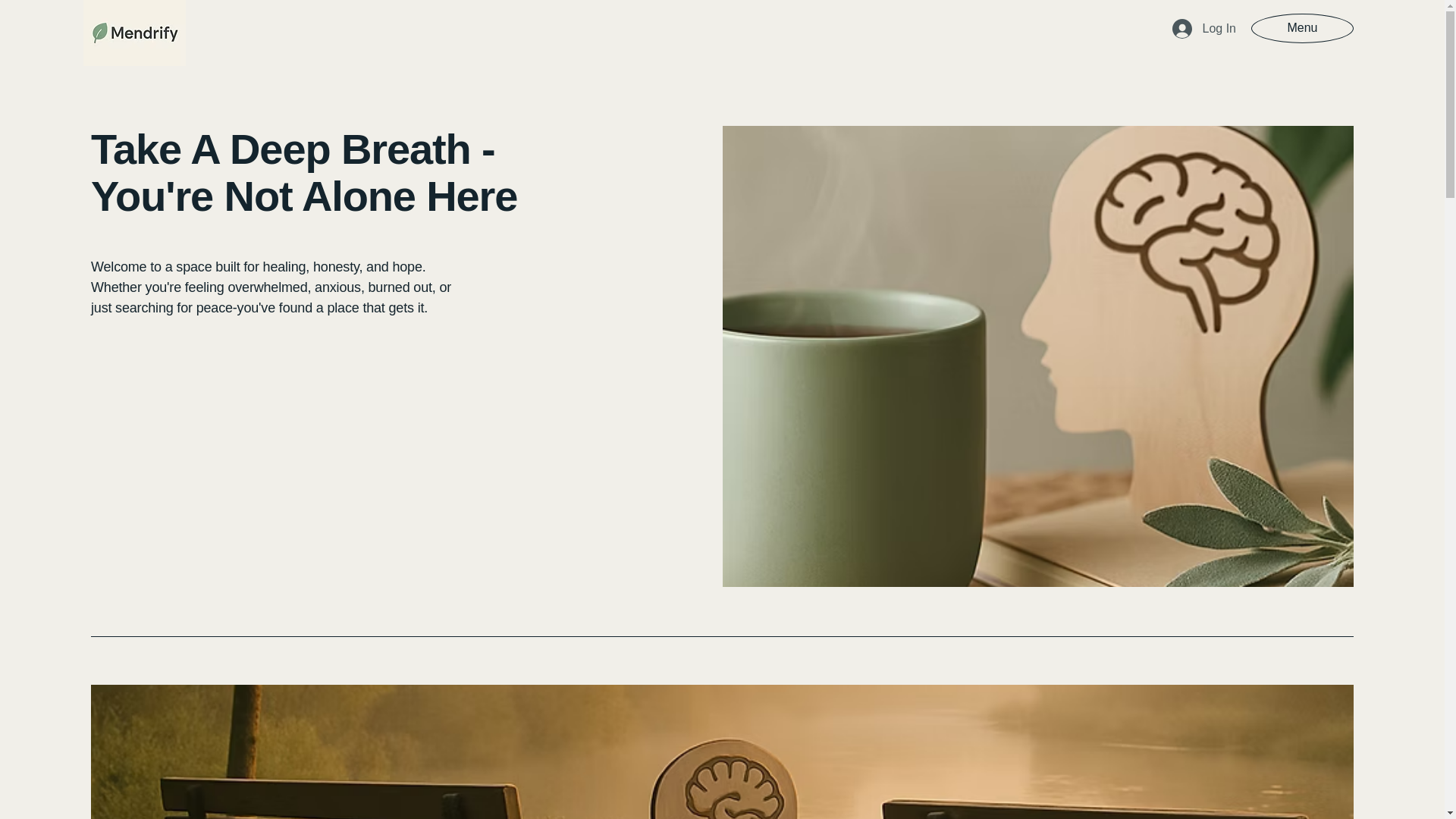 website screenshot of https://mendrify.com/