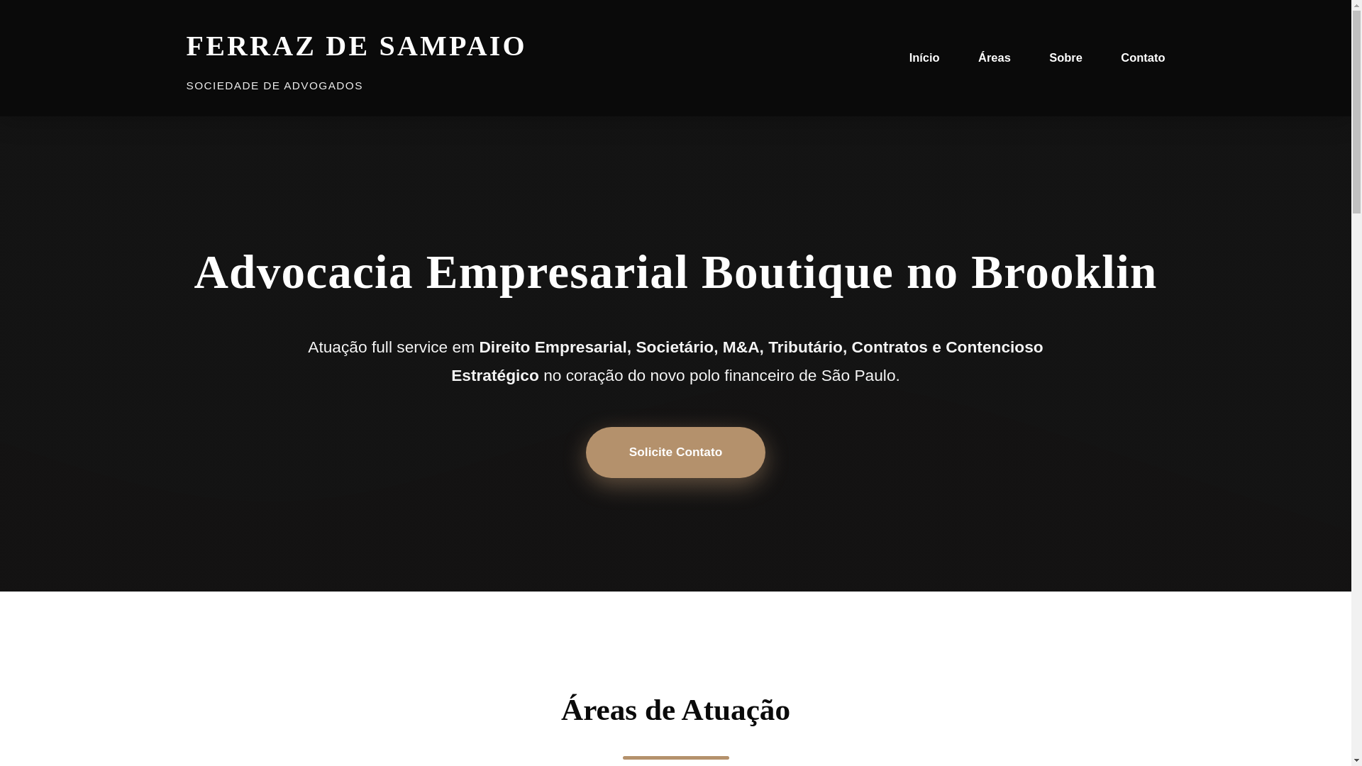 website screenshot of https://ferrazdesampaio.site/