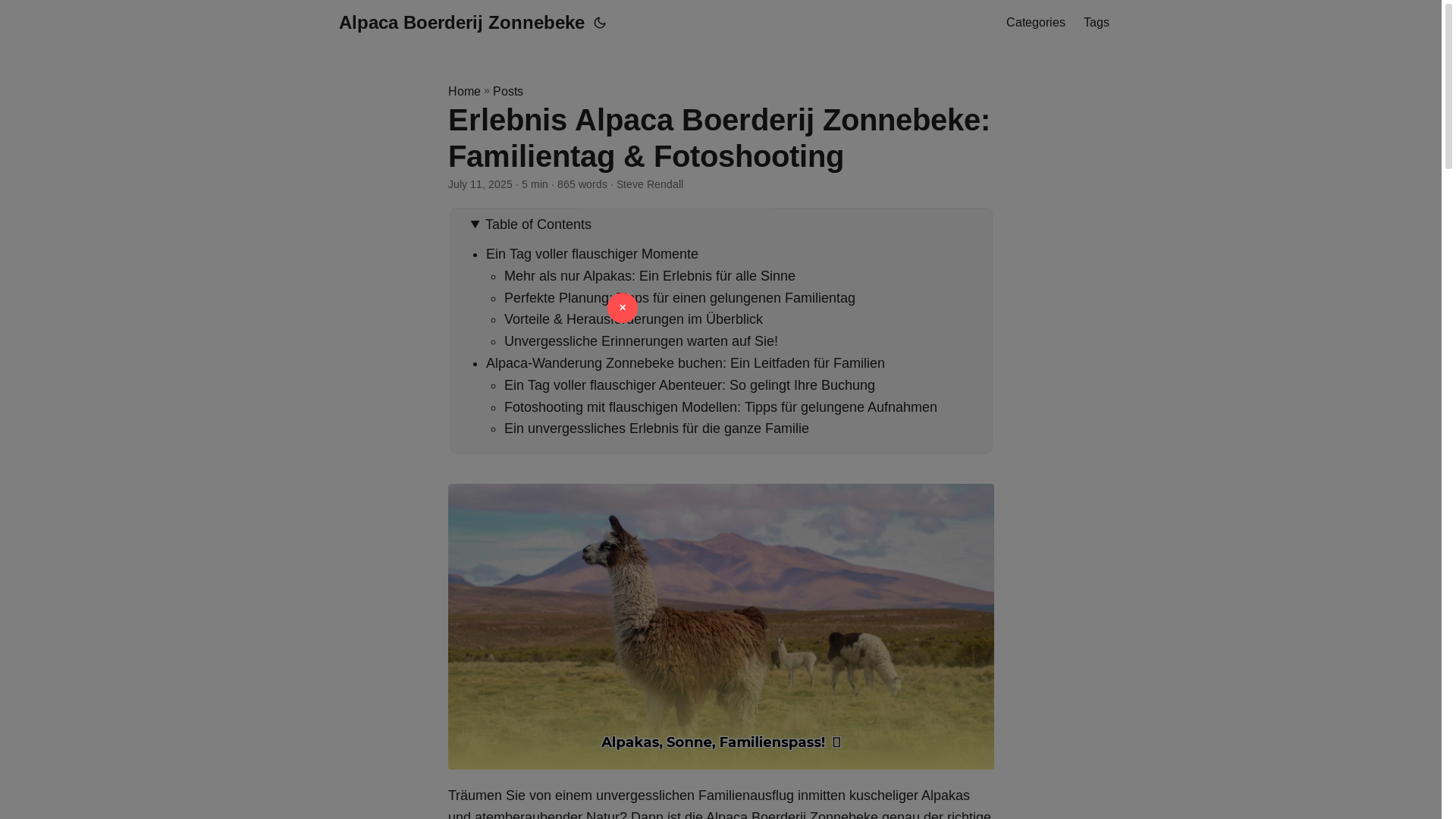 website screenshot of https://alpaca-boerderij-zonnebeke.pages.dev/