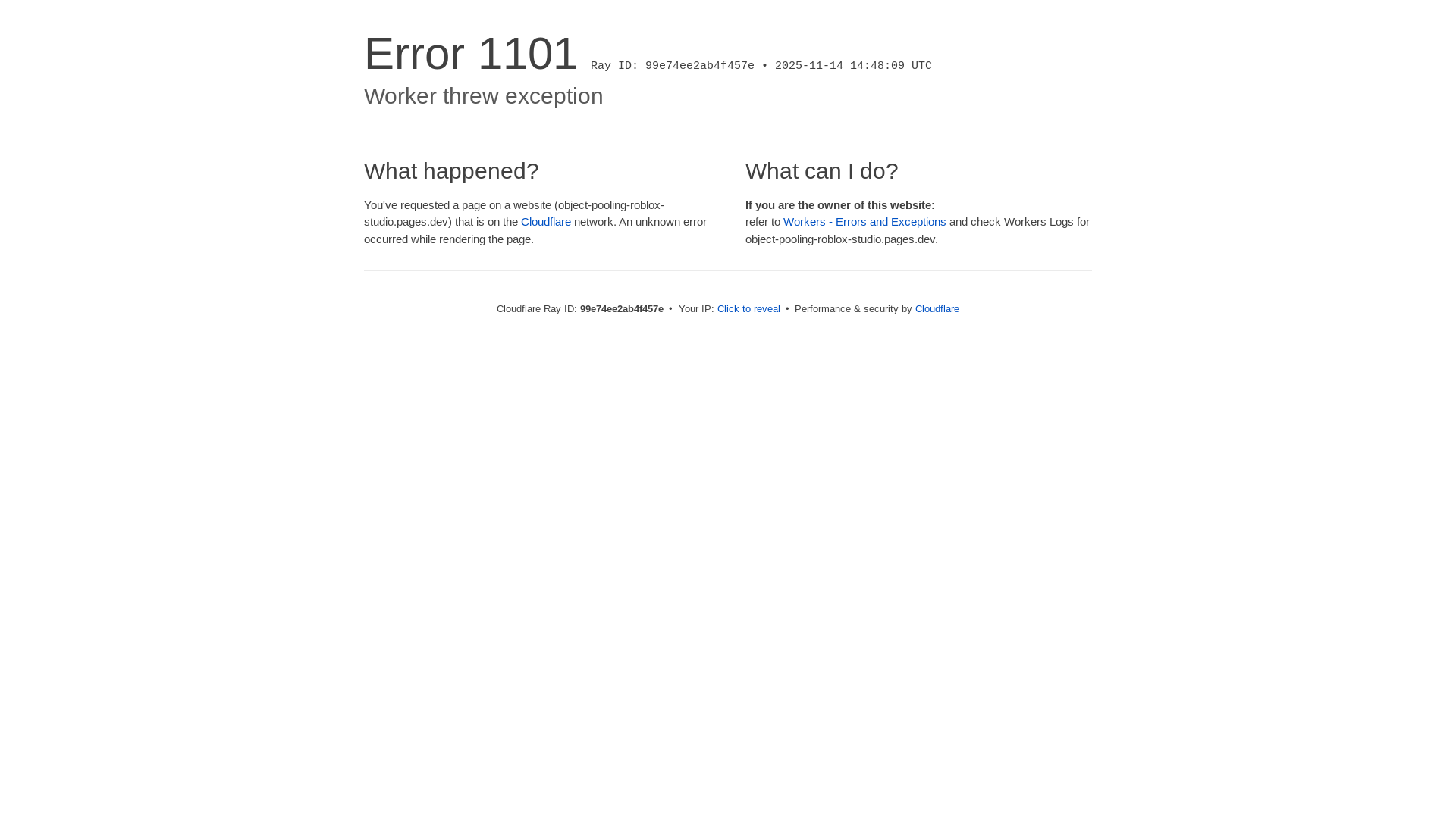 website screenshot of https://object-pooling-roblox-studio.pages.dev/