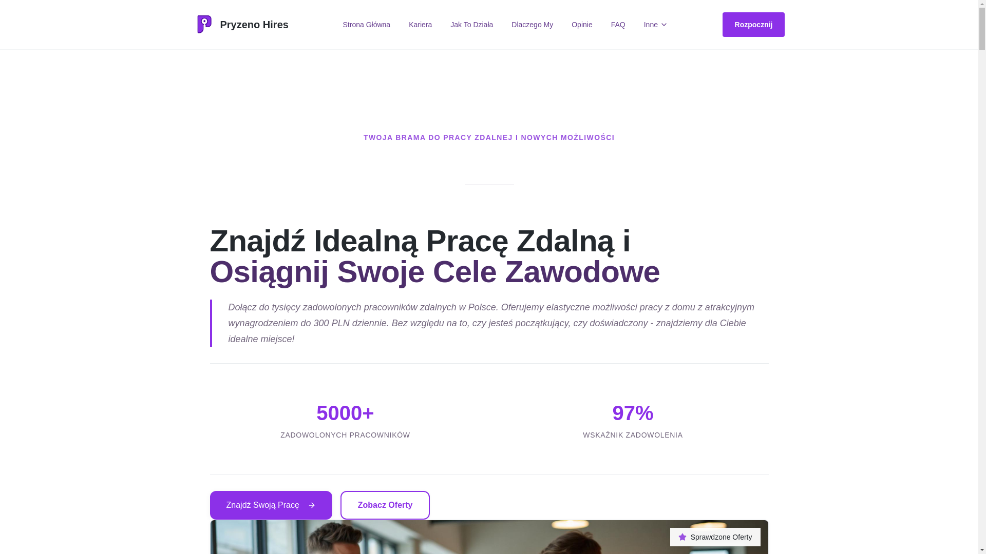 website screenshot of https://pavorahiring.com/