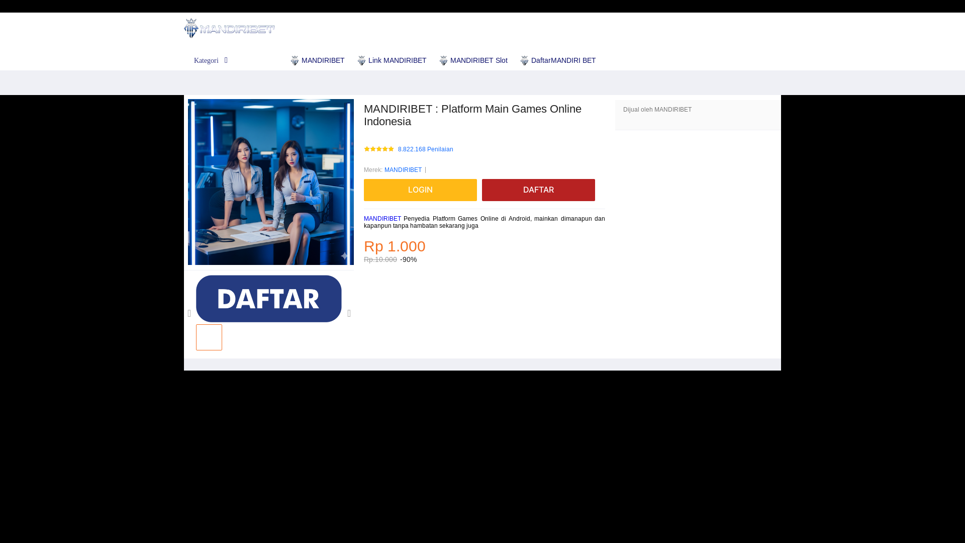 website screenshot of https://mandiribet.pages.dev/