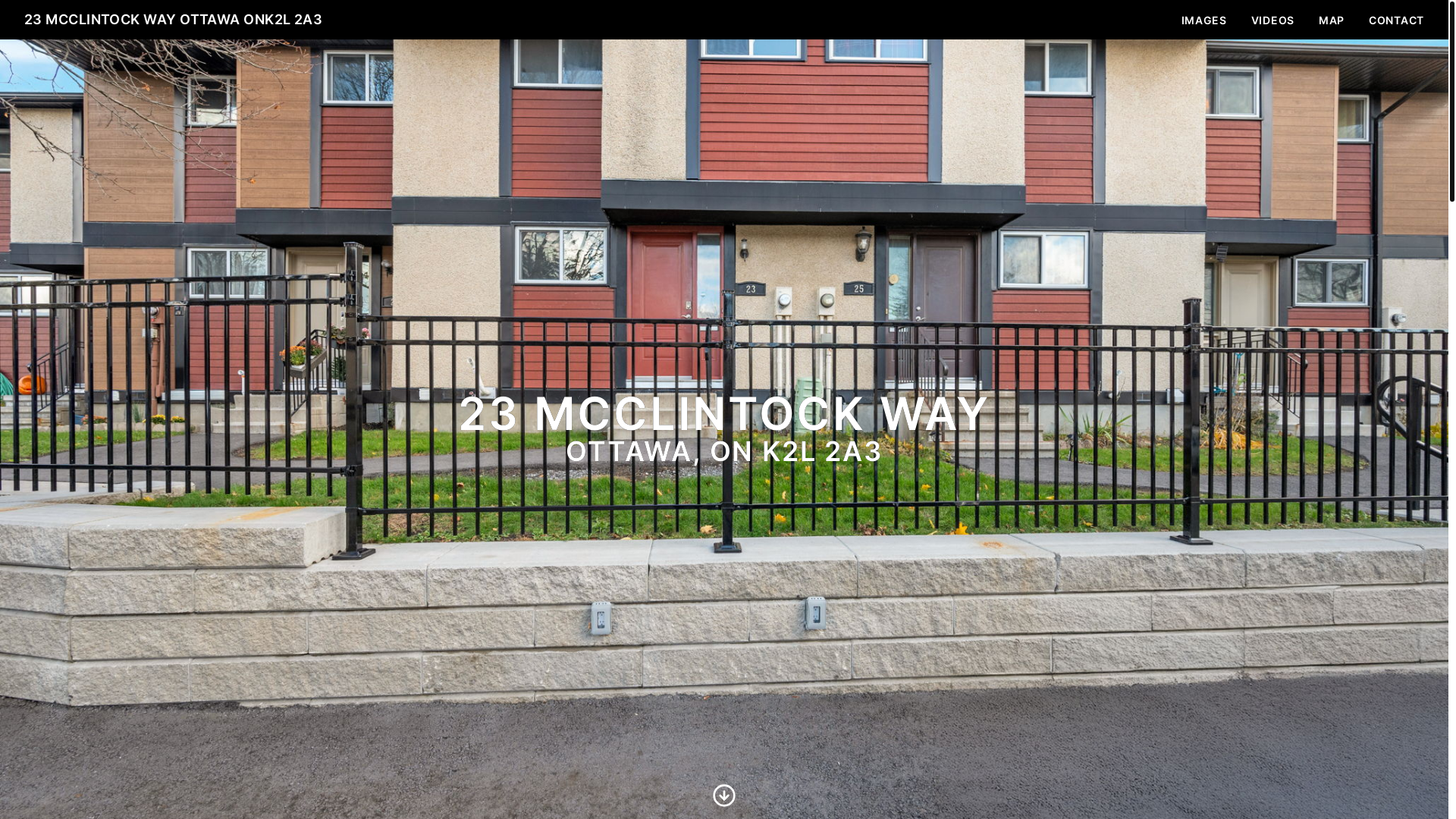 website screenshot of https://23mcclintockway.com/