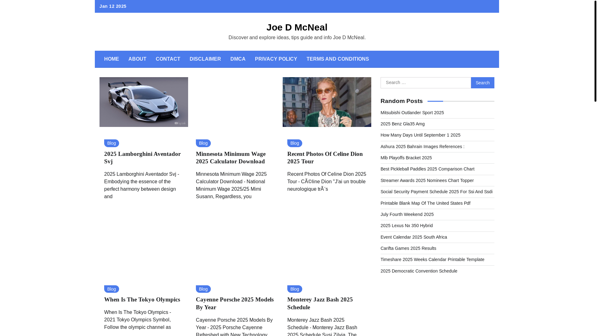 website screenshot of https://joedmcneali.pages.dev/