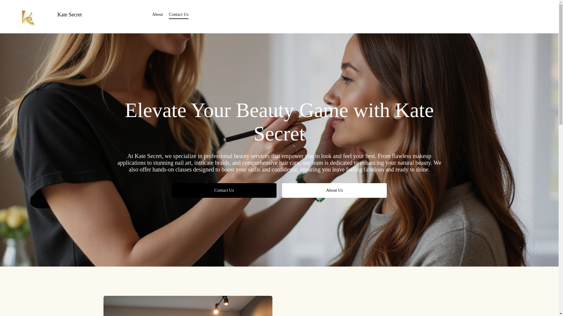 website screenshot of https://katesecretllc.com/