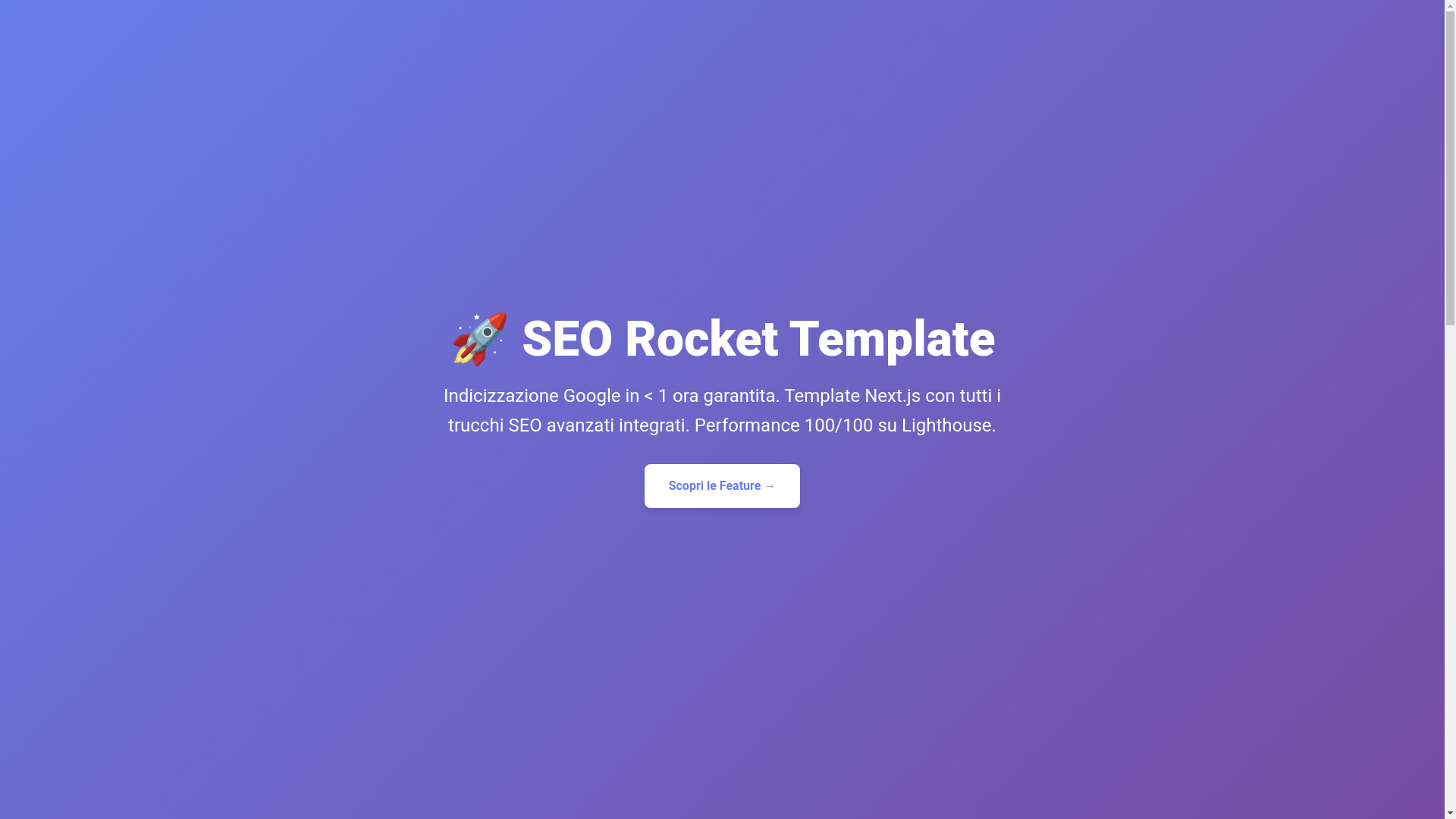 website screenshot of https://indicizzaveloce.it/