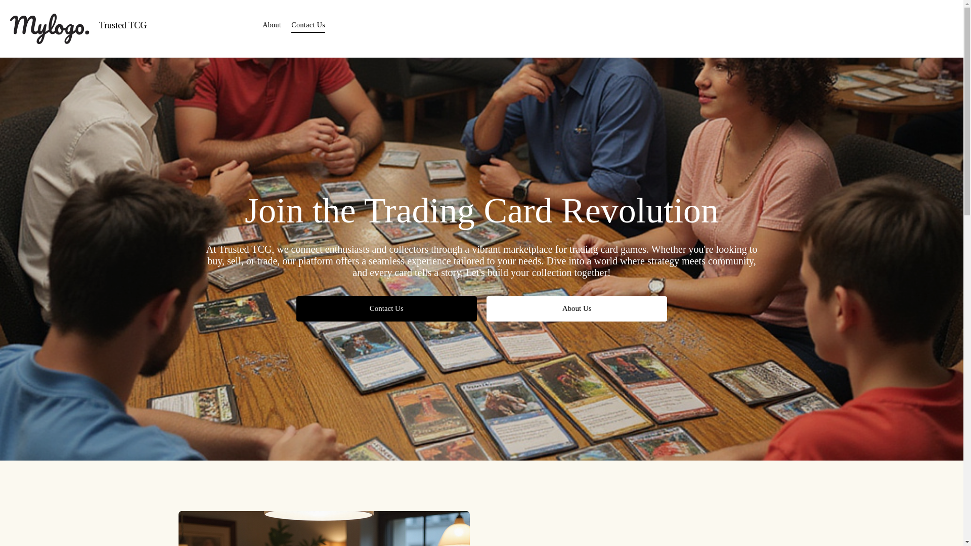 website screenshot of https://trustedtcg.biz/