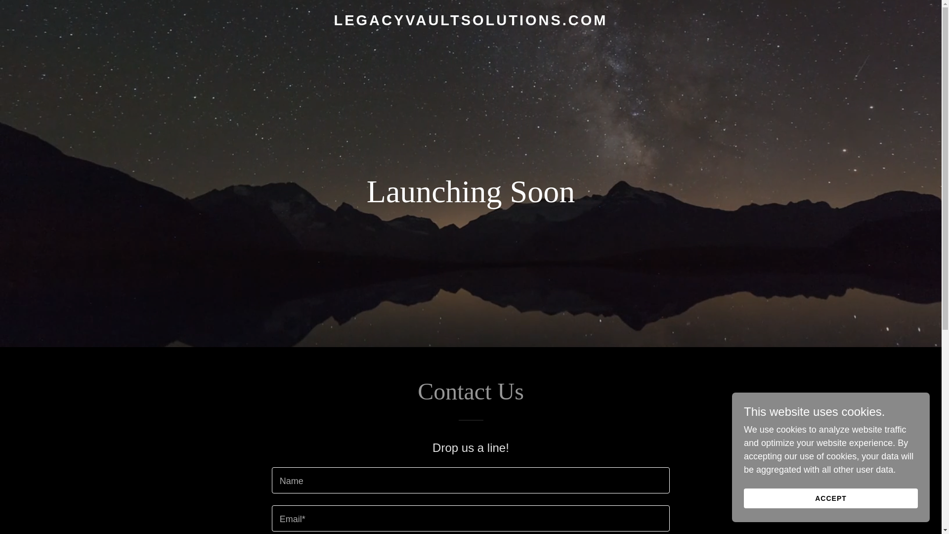 website screenshot of https://legacyvaultsolutions.com/