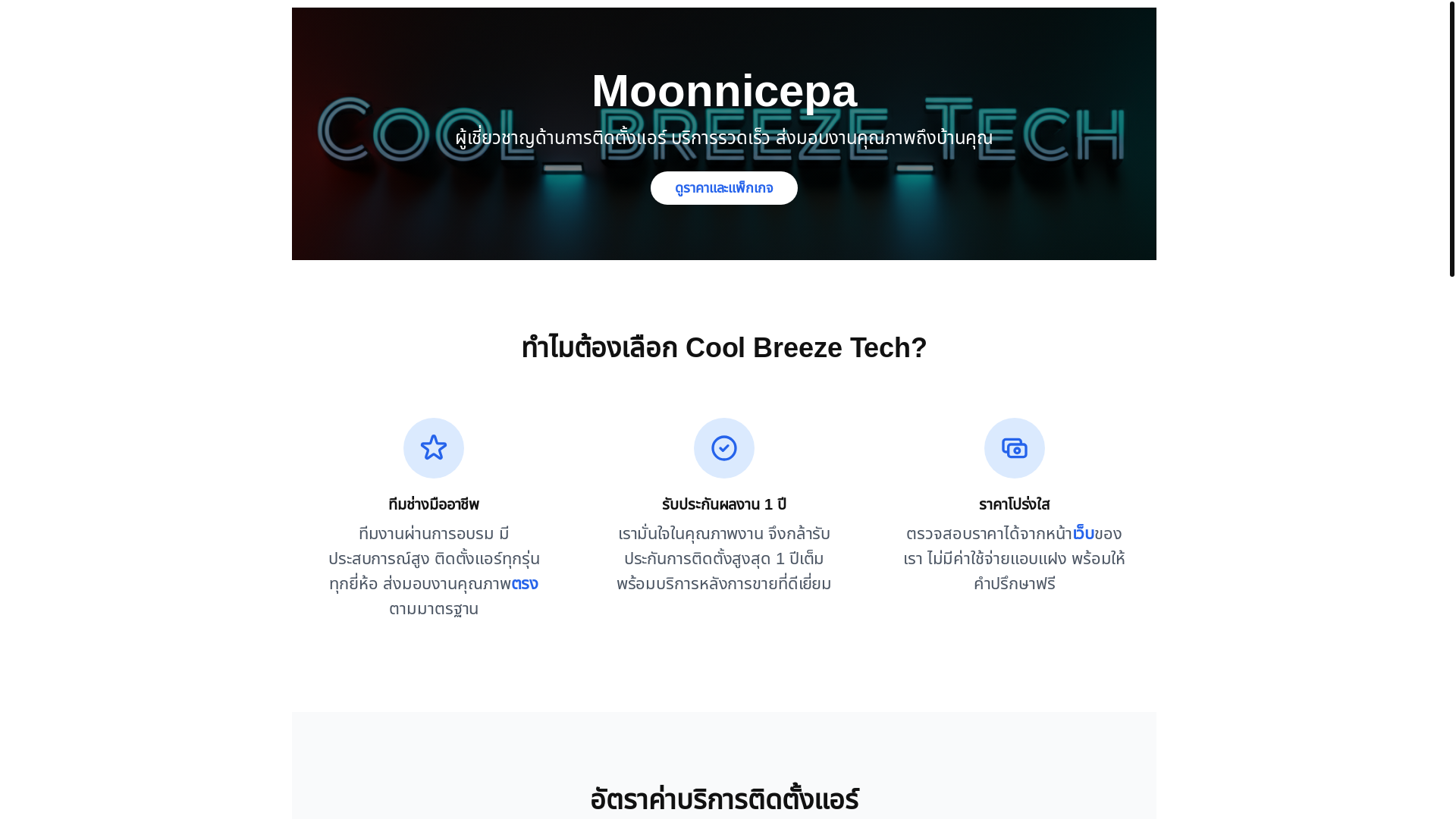 website screenshot of https://moonnicepa.shop/