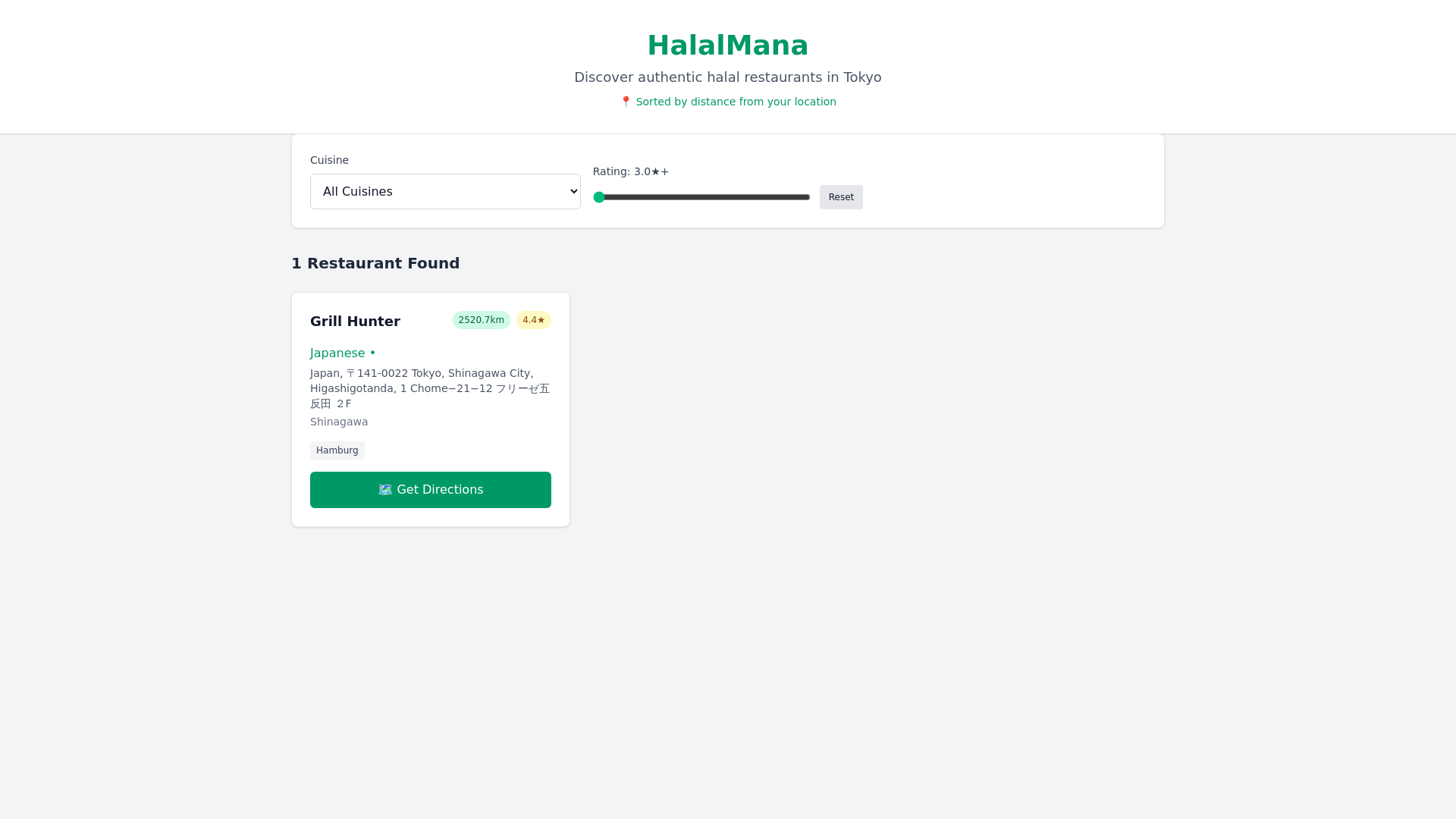 website screenshot of https://halalmana.pages.dev/