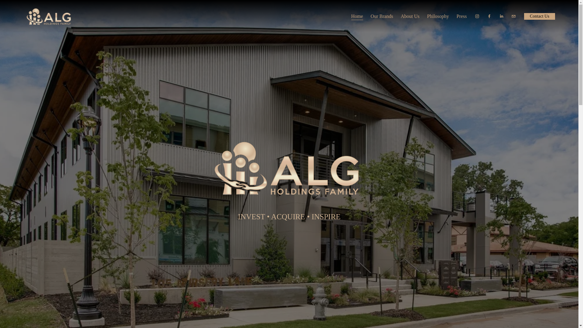 website screenshot of https://algladderfund.com/