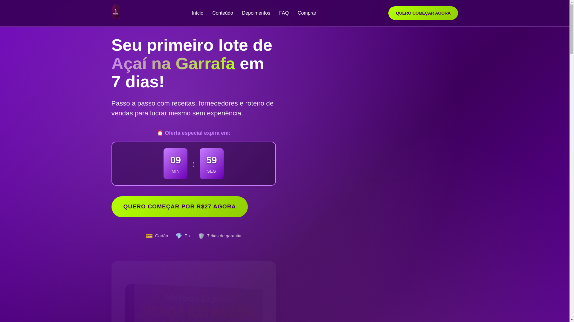 website screenshot of https://metodoacaiemcasa.site/